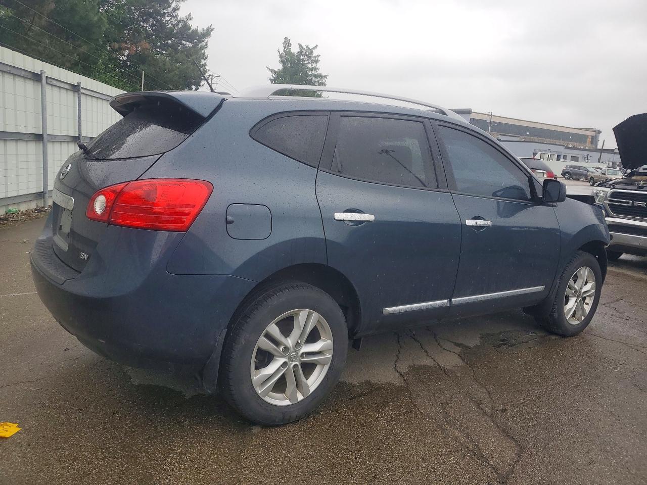 2013 Nissan Rogue S Blue vin: JN8AS5MT0DW005609