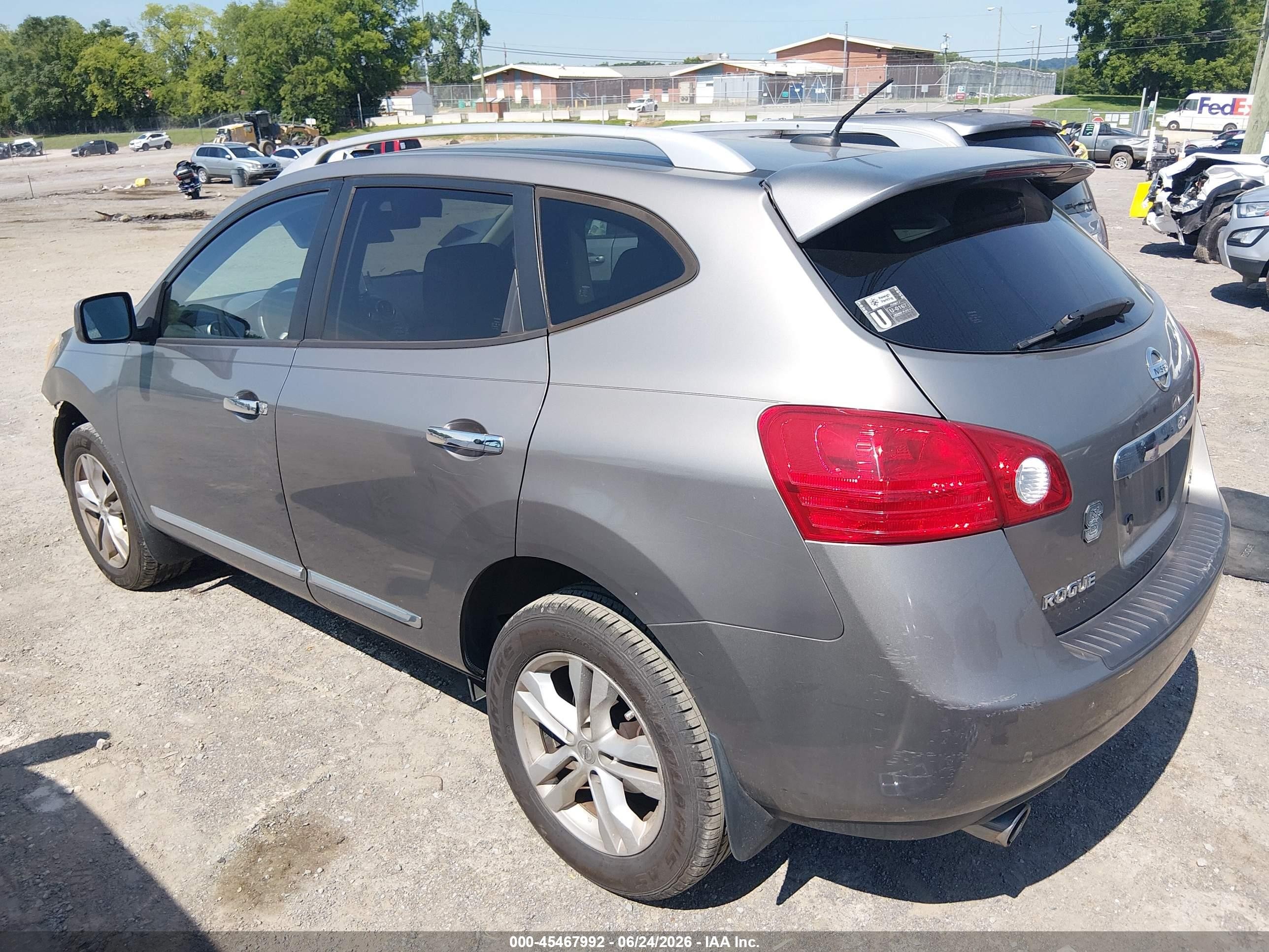 2013 Nissan Rogue Sv Gold vin: JN8AS5MT0DW021504