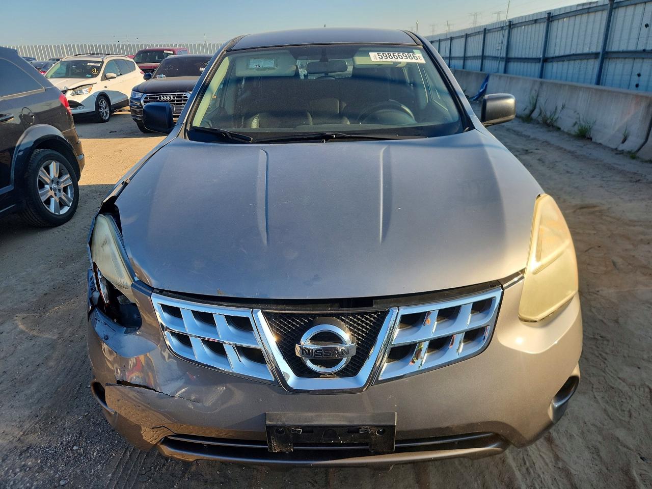 2013 Nissan Rogue S Gray vin: JN8AS5MT0DW033071