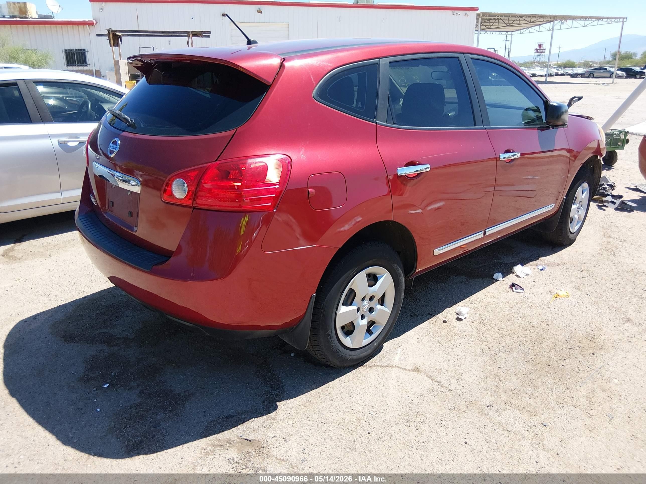 2013 Nissan Rogue S Красный vin: JN8AS5MT0DW034141