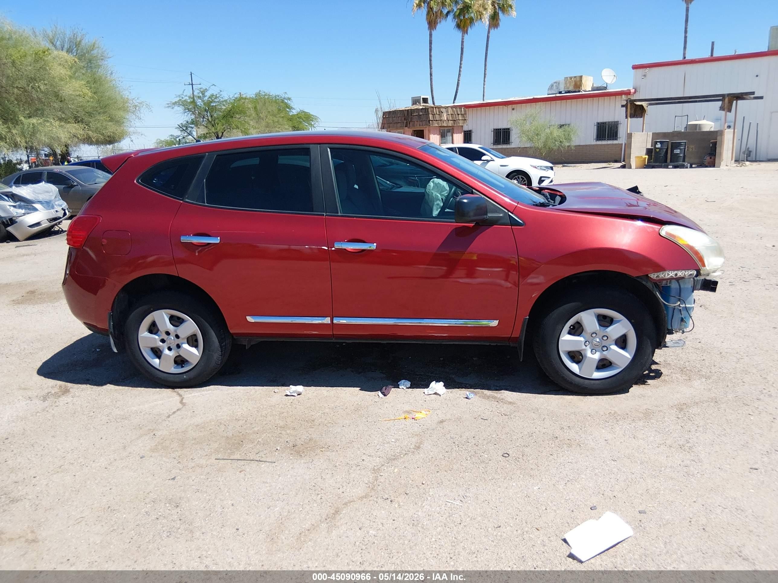 2013 Nissan Rogue S Красный vin: JN8AS5MT0DW034141