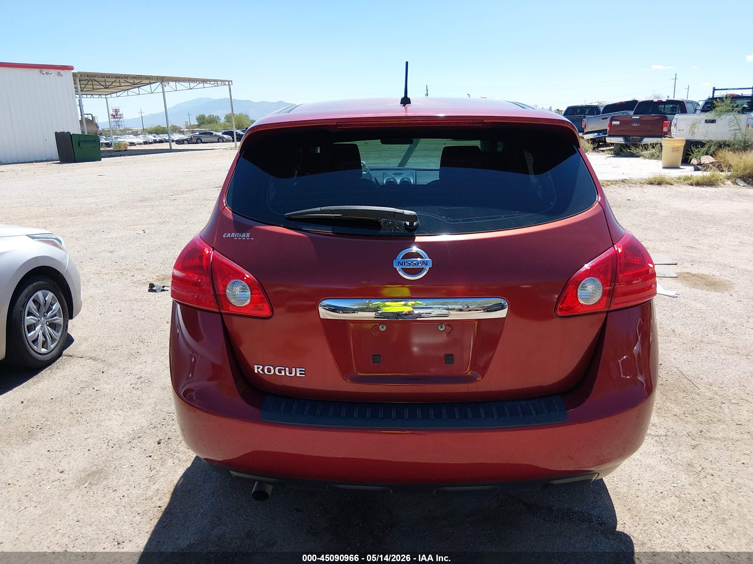 2013 Nissan Rogue S Красный vin: JN8AS5MT0DW034141