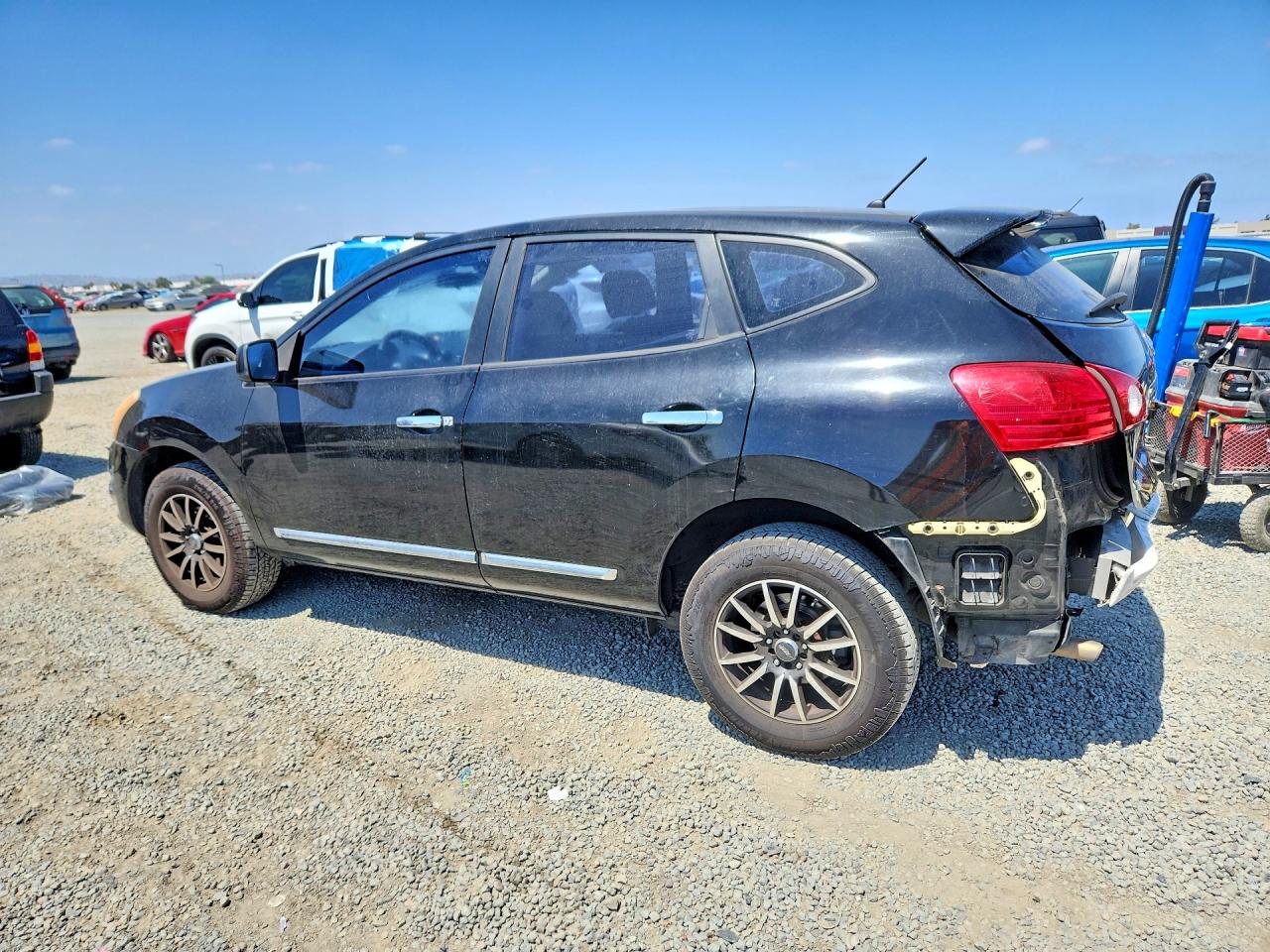 2013 Nissan Rogue S Black vin: JN8AS5MT0DW039789