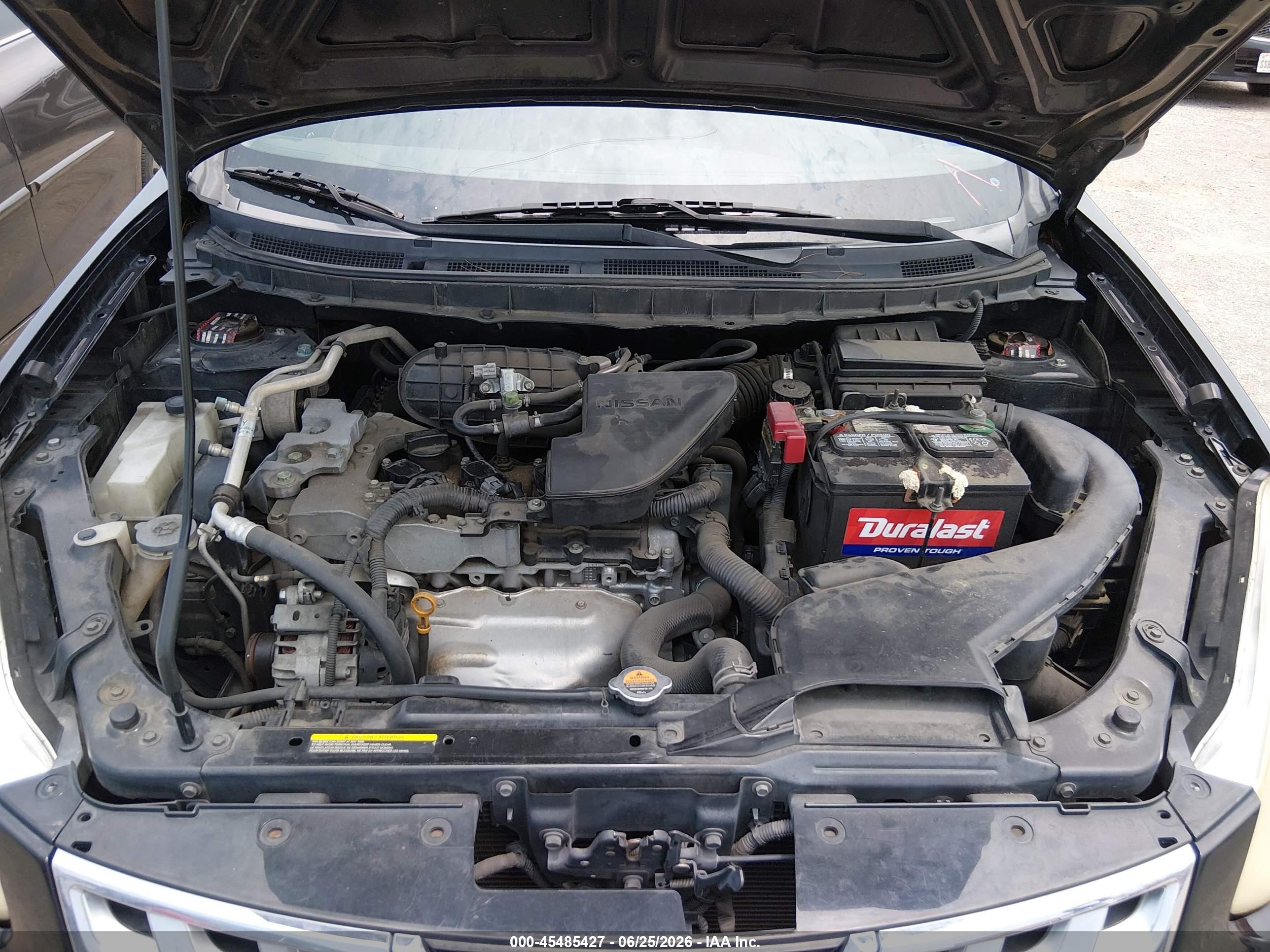 2013 Nissan Rogue S Черный vin: JN8AS5MT0DW040621