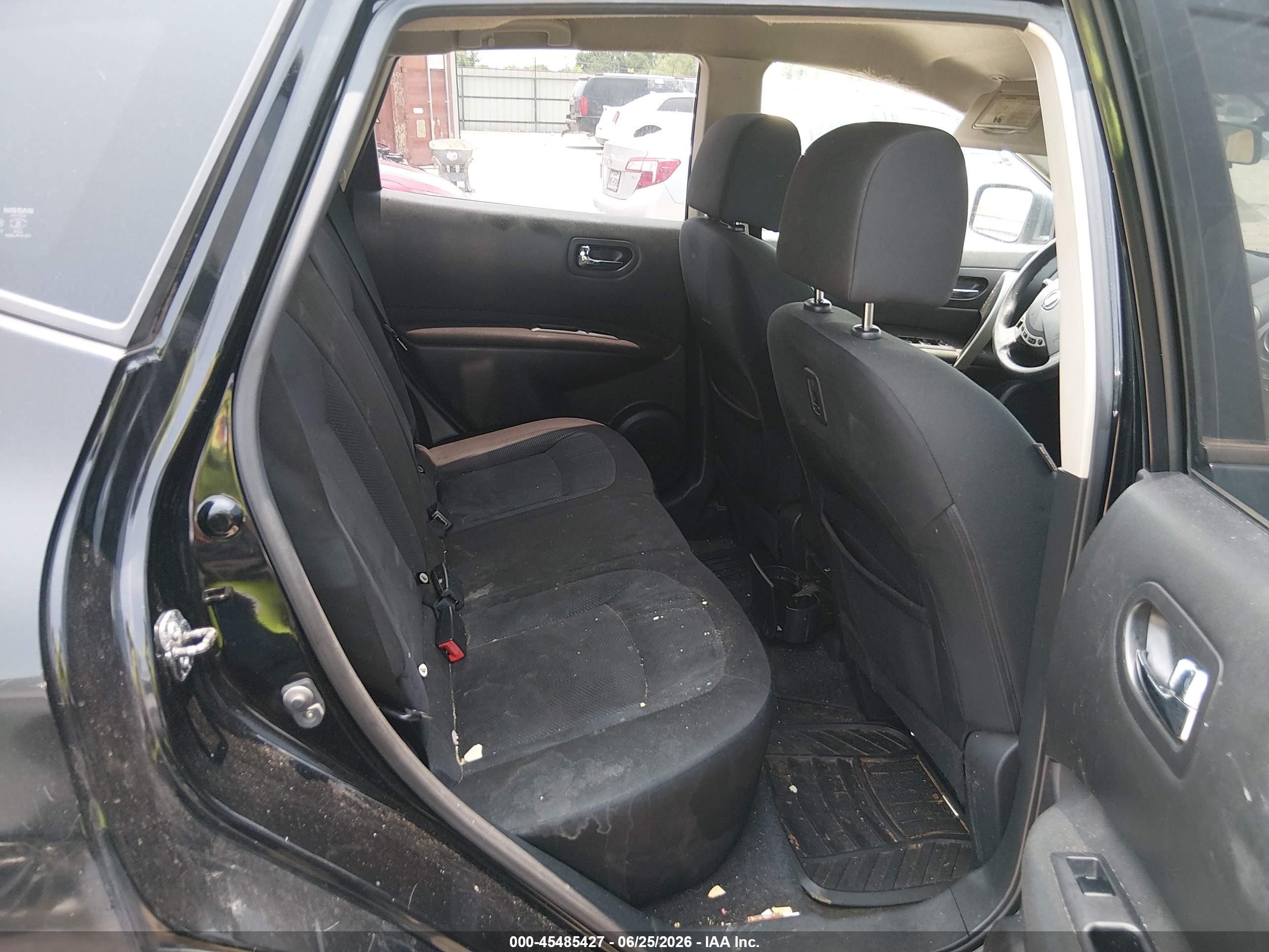 2013 Nissan Rogue S Черный vin: JN8AS5MT0DW040621