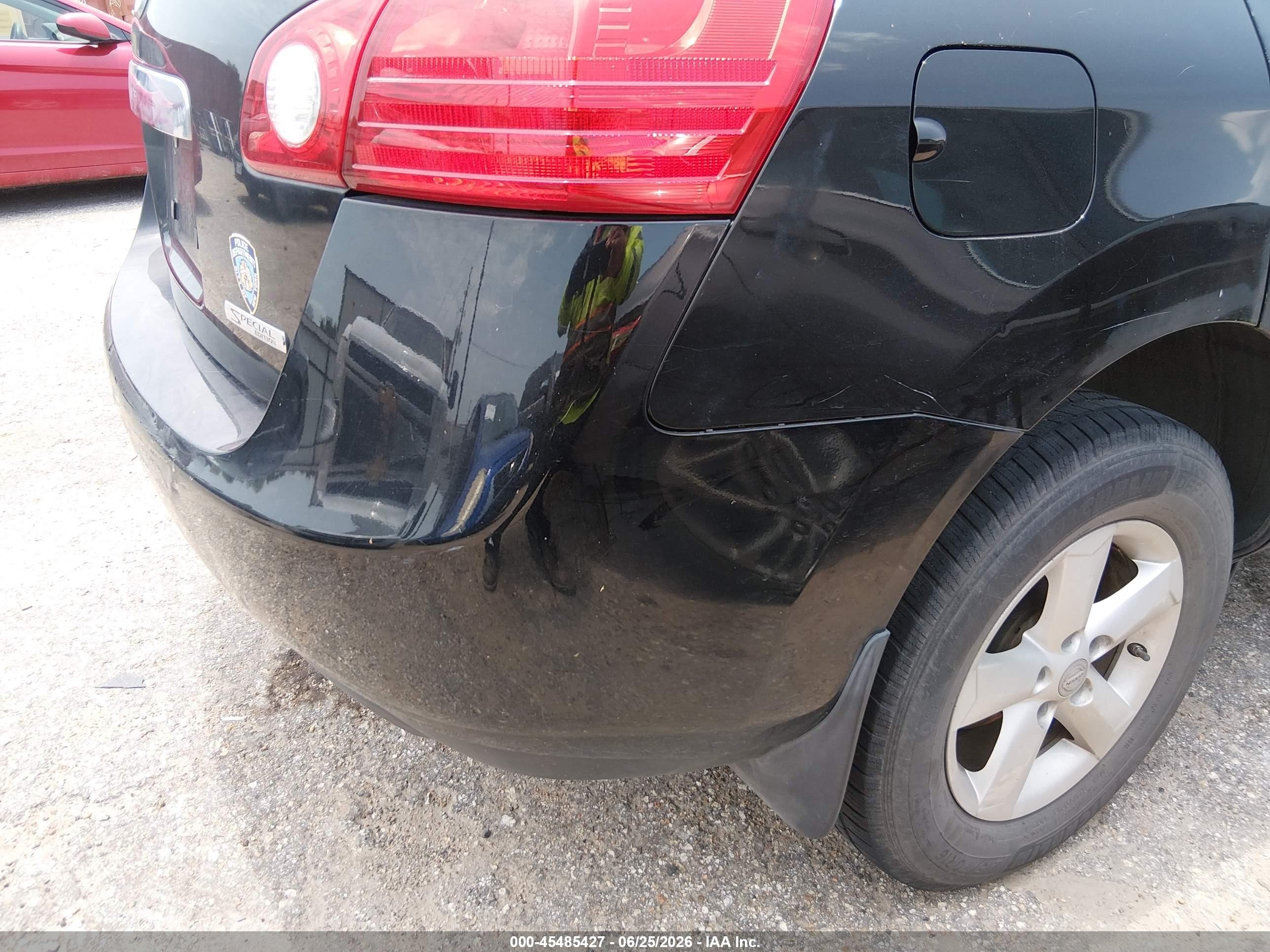2013 Nissan Rogue S Черный vin: JN8AS5MT0DW040621