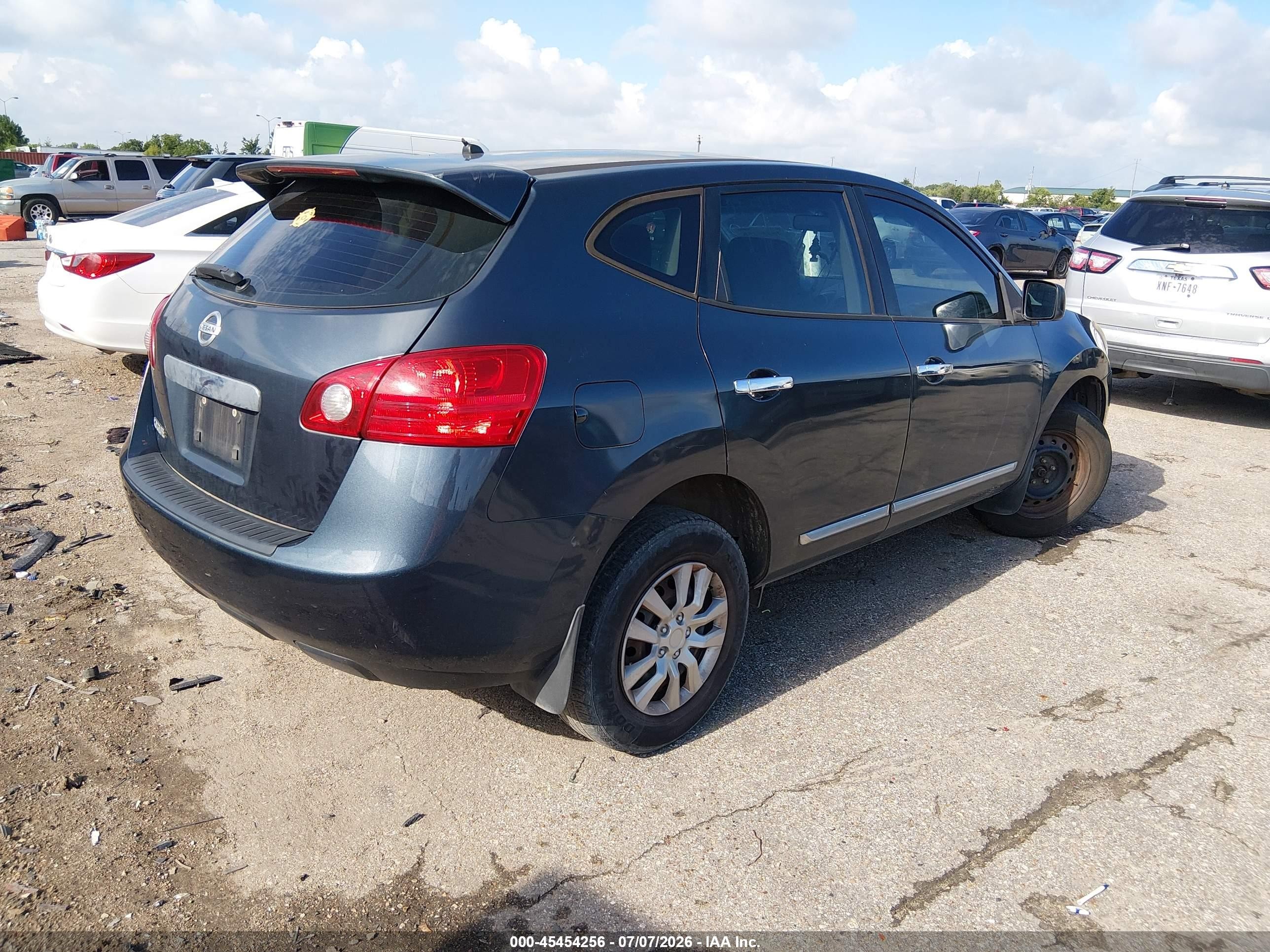 2013 Nissan Rogue S Green vin: JN8AS5MT0DW041073