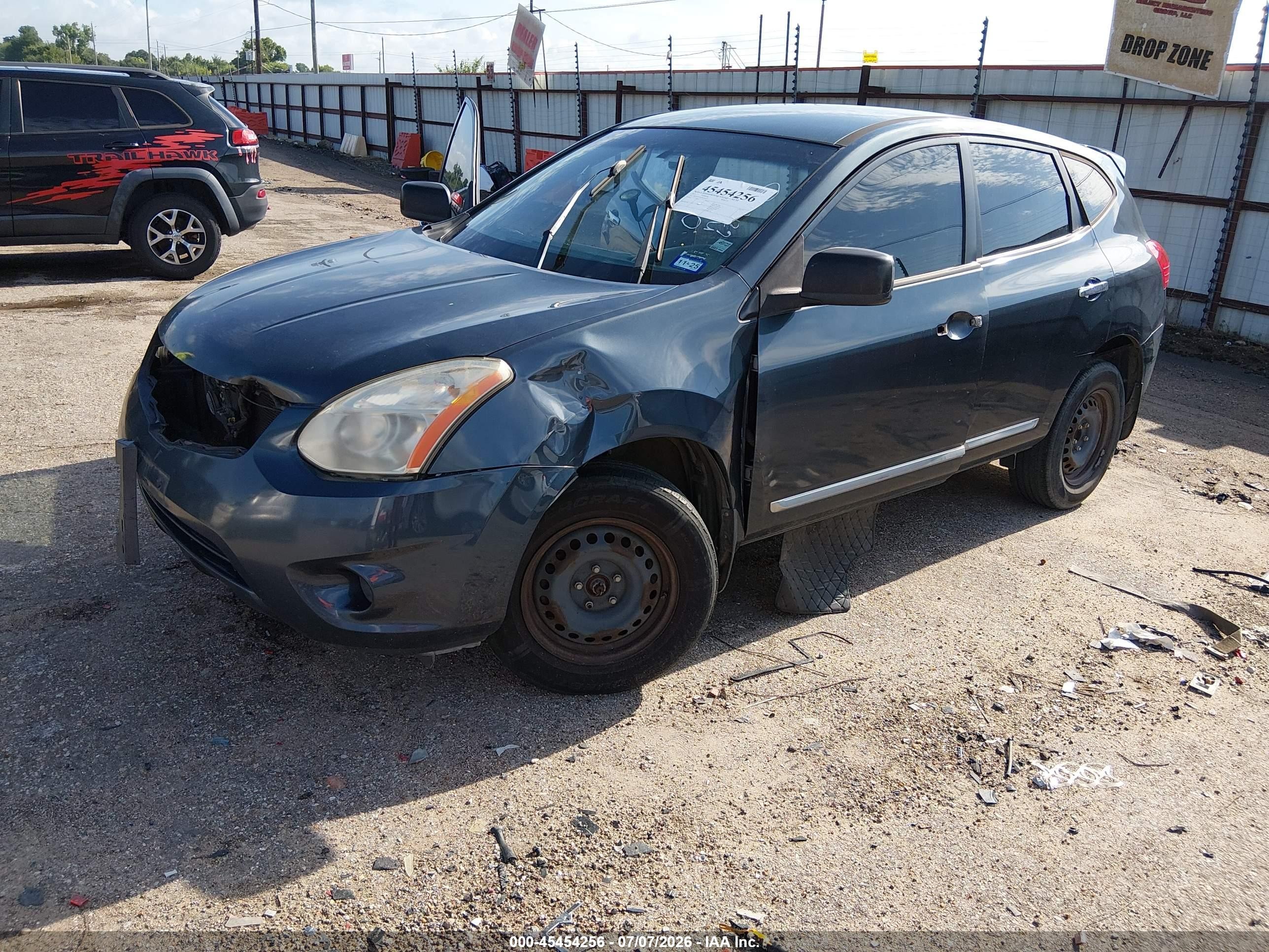 2013 Nissan Rogue S Green vin: JN8AS5MT0DW041073