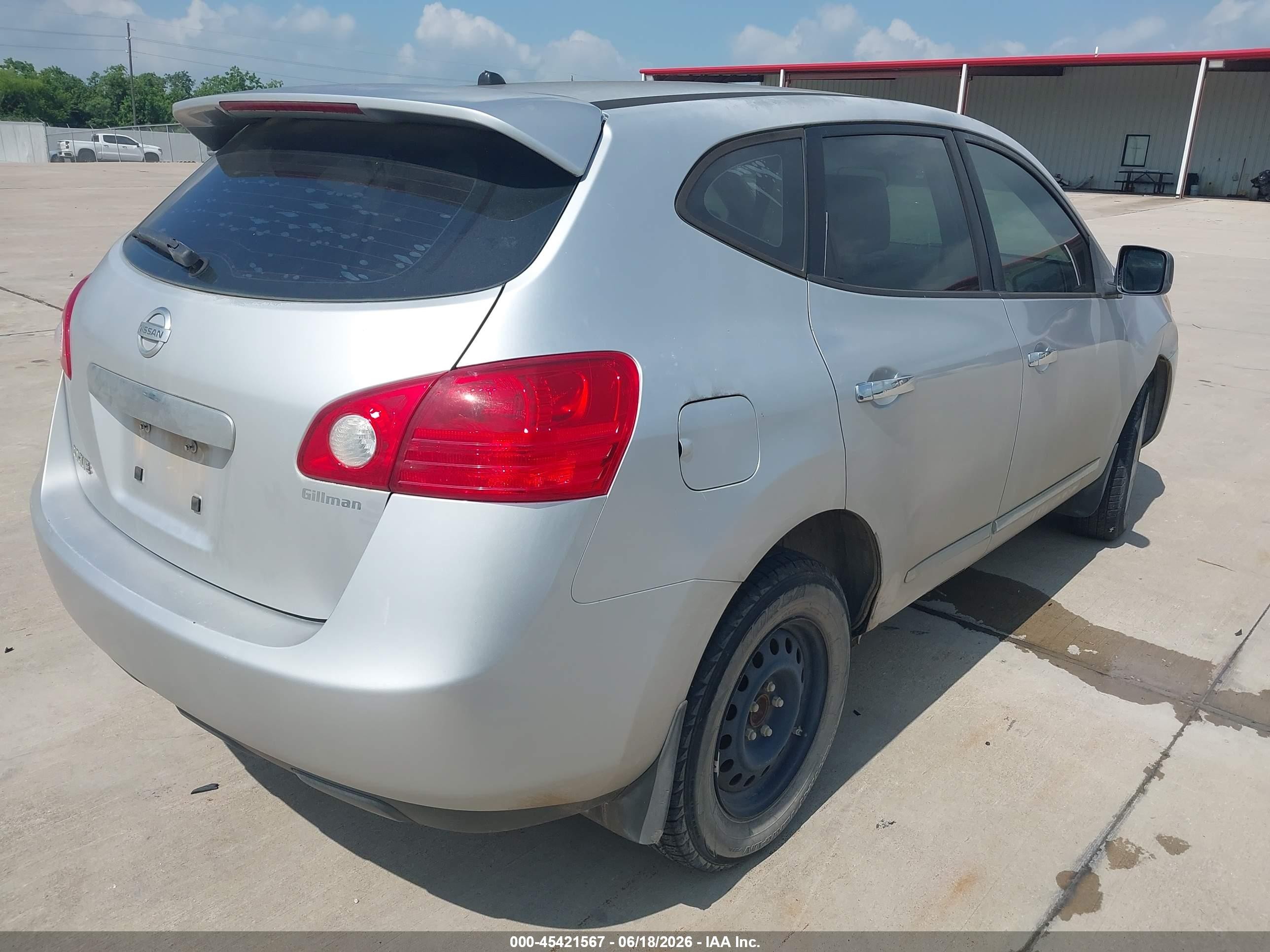 2013 Nissan Rogue S Silver vin: JN8AS5MT0DW502062