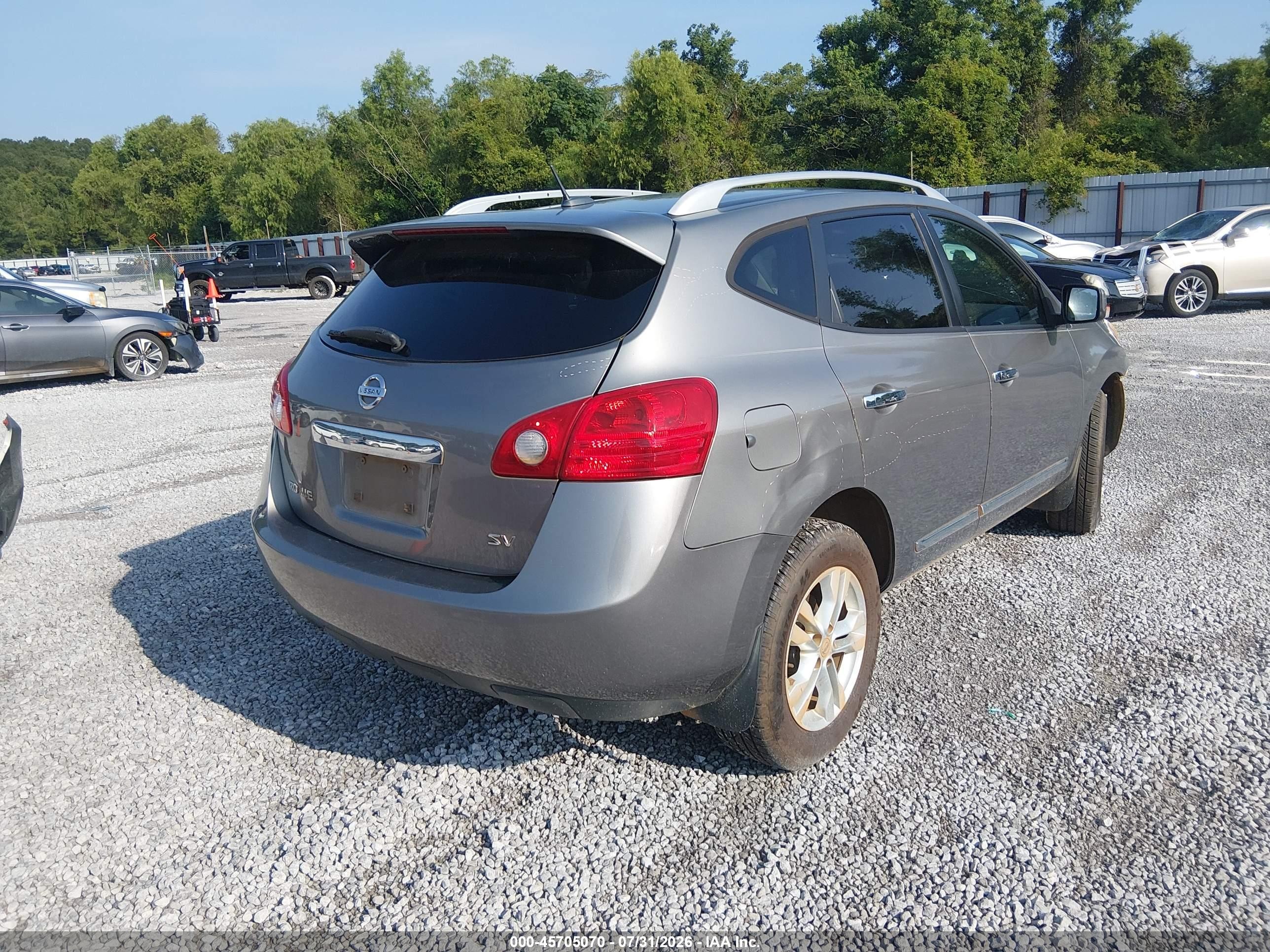 2013 Nissan Rogue Sv Silver vin: JN8AS5MT0DW502871
