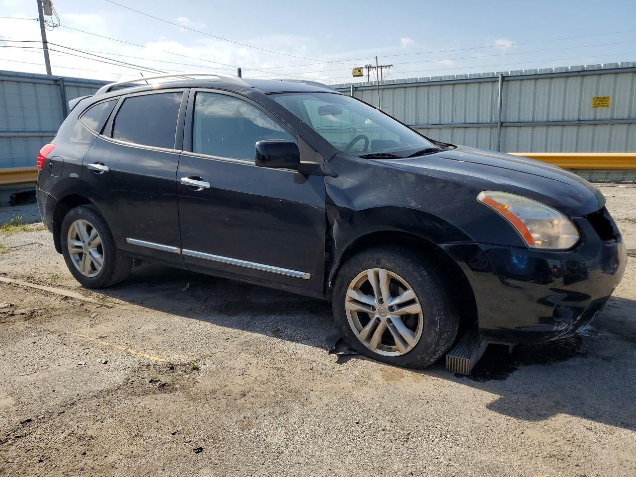 2013 Nissan Rogue Черный vin: JN8AS5MT0DW503972