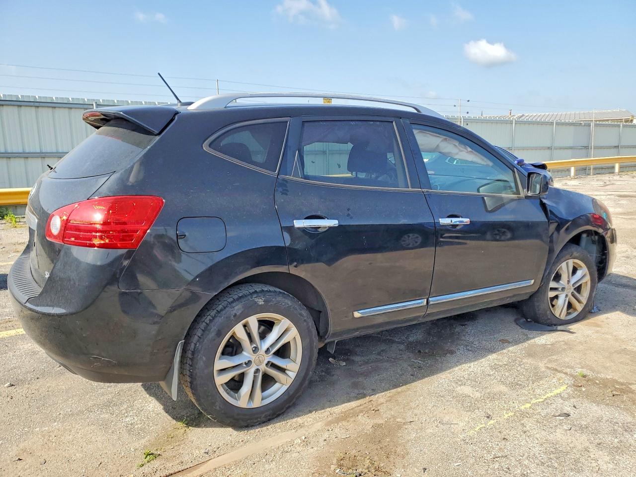 2013 Nissan Rogue Черный vin: JN8AS5MT0DW503972