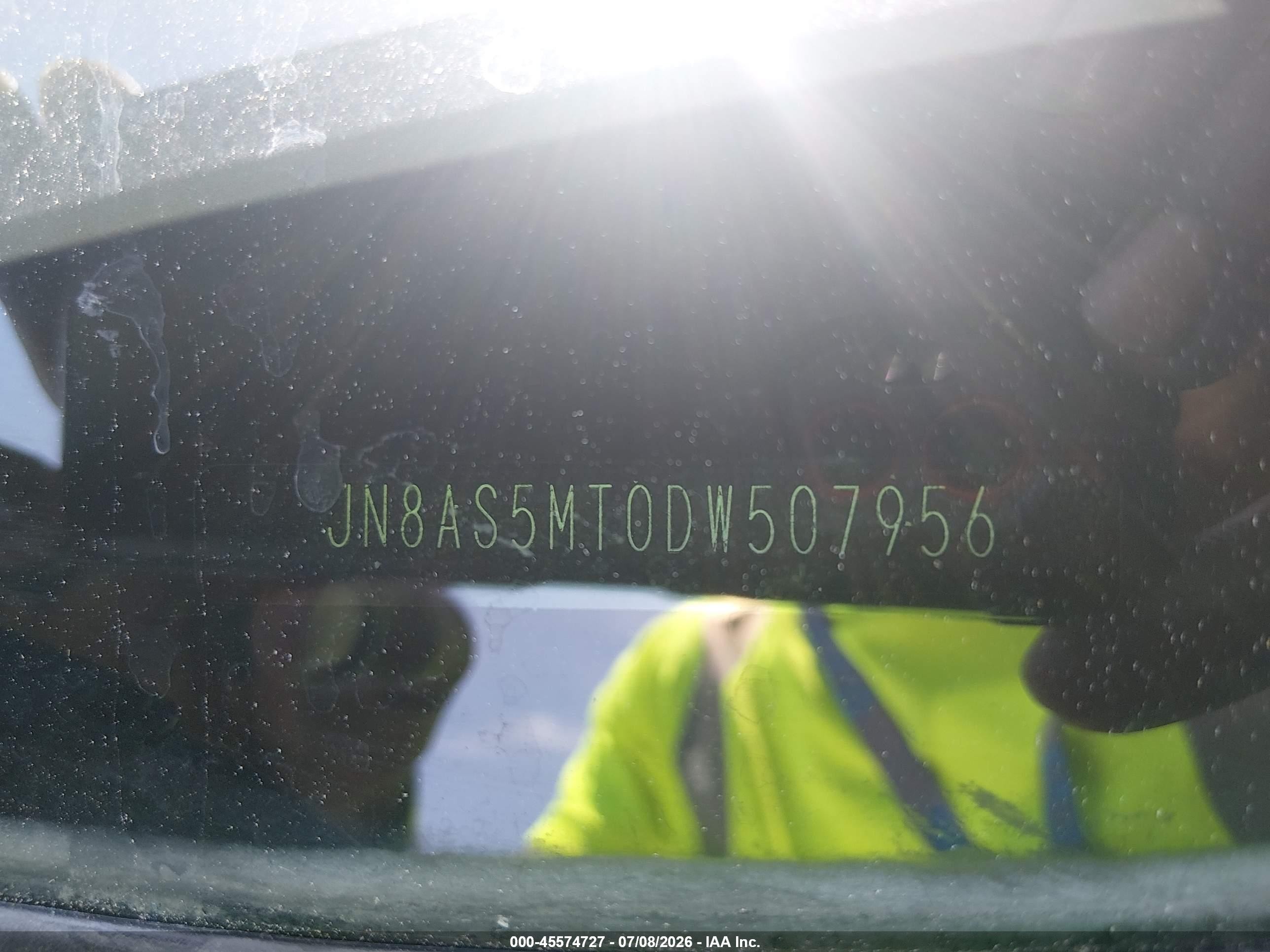 2013 Nissan Rogue Sv Серый vin: JN8AS5MT0DW507956
