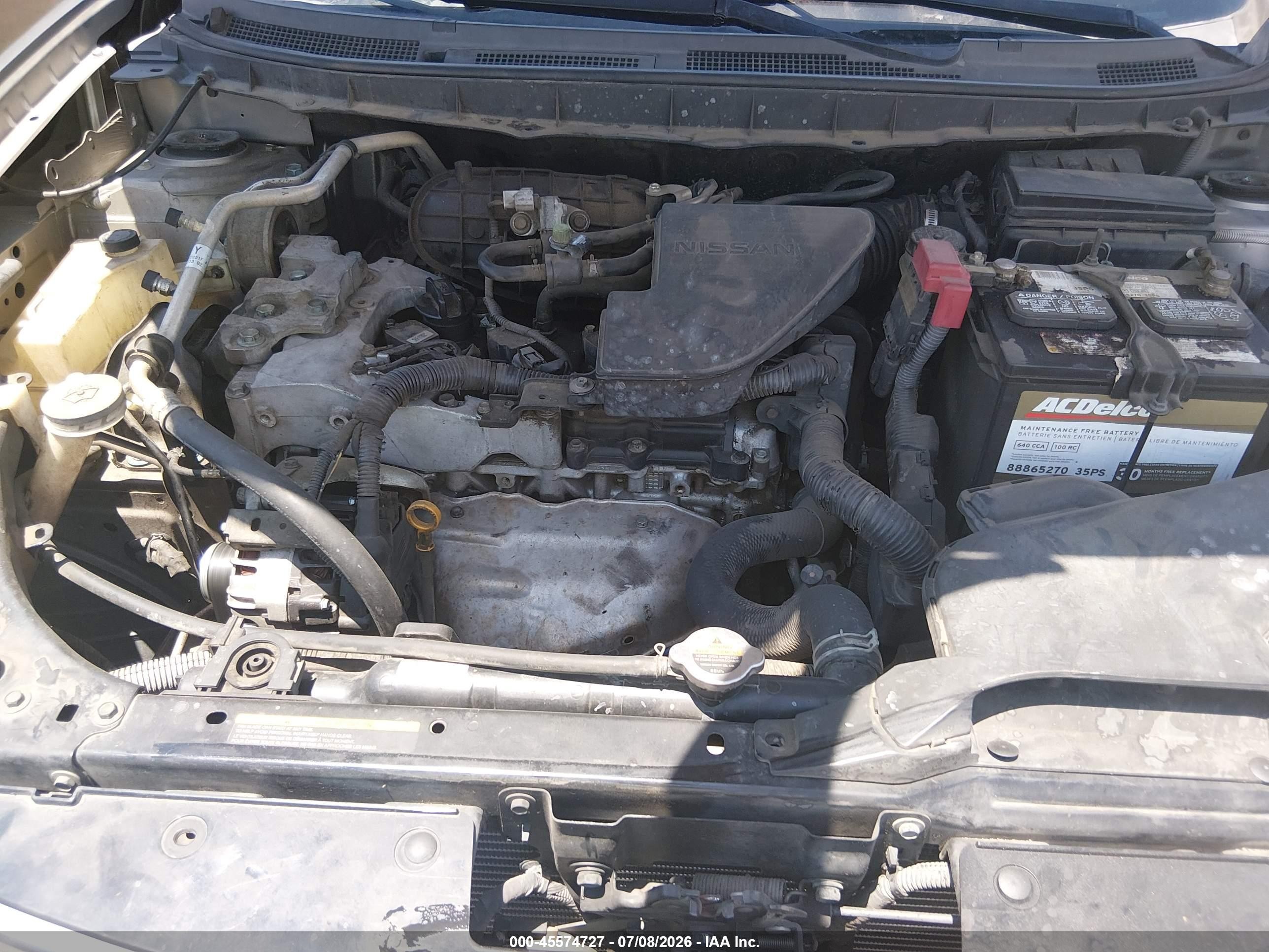 2013 Nissan Rogue Sv Серый vin: JN8AS5MT0DW507956