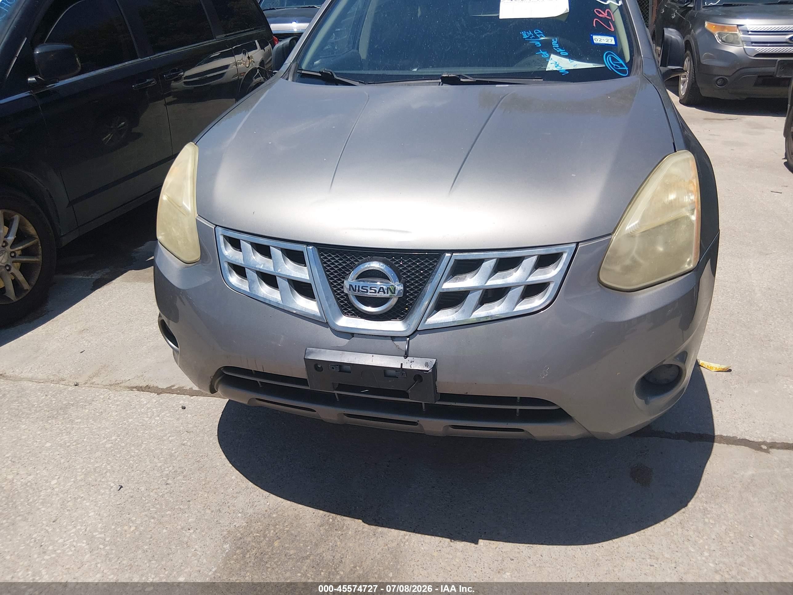 2013 Nissan Rogue Sv Серый vin: JN8AS5MT0DW507956