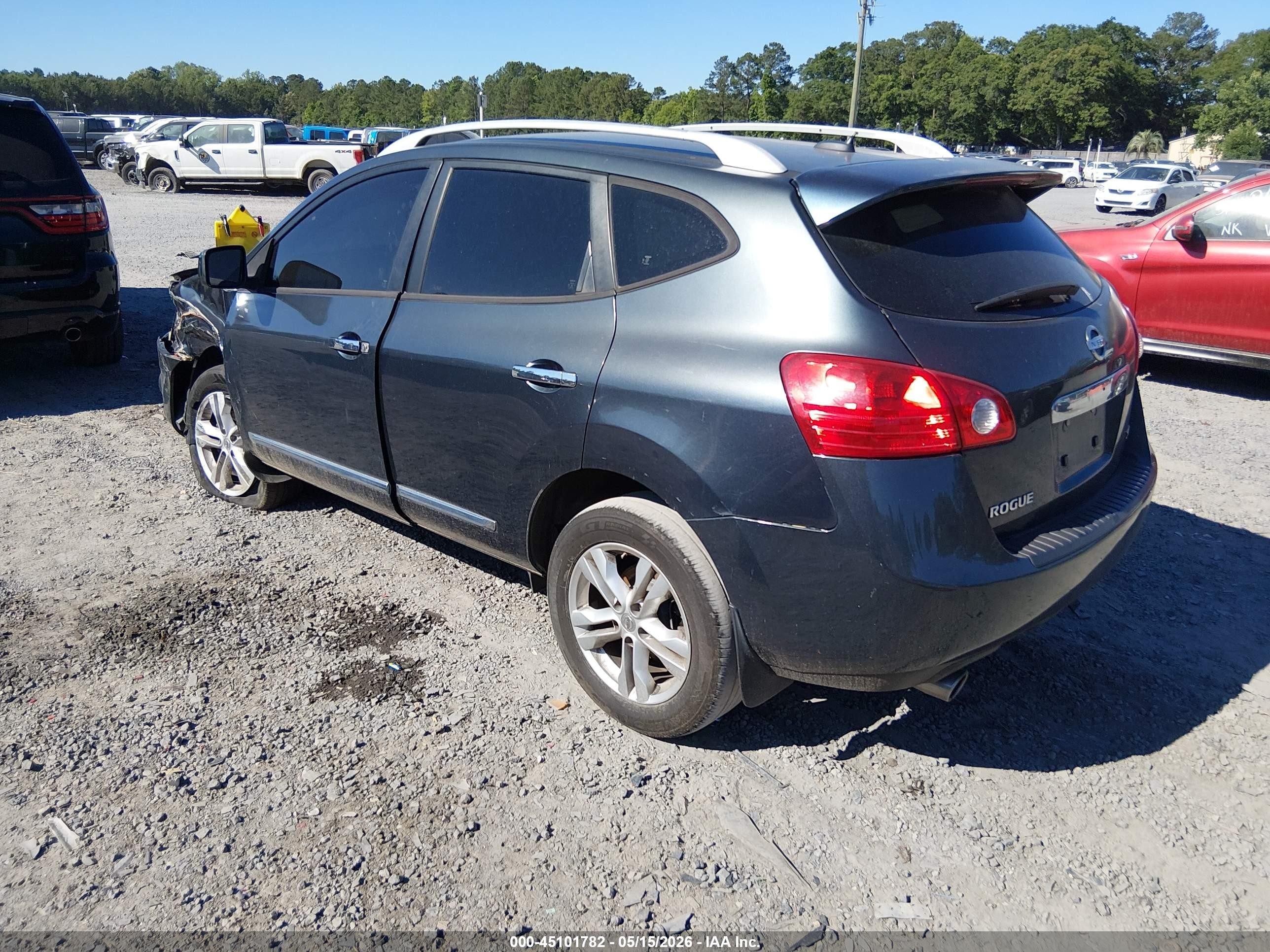 2013 Nissan Rogue Sv Gray vin: JN8AS5MT0DW512719