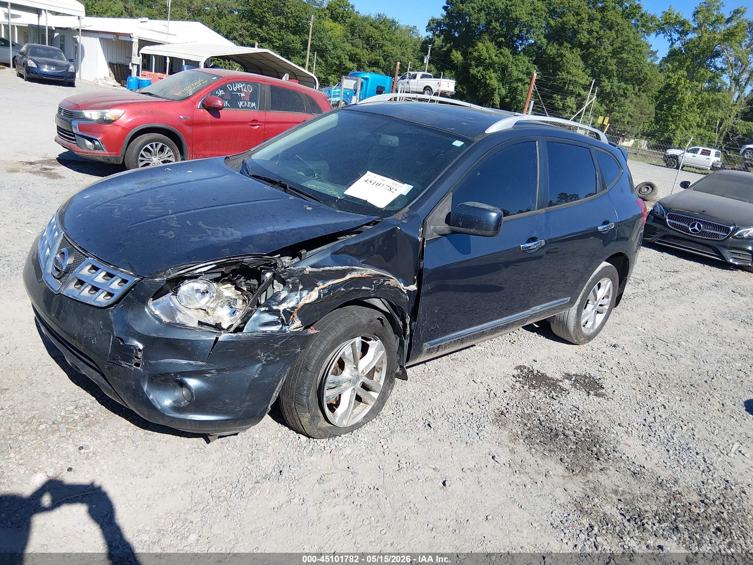 2013 Nissan Rogue Sv Gray vin: JN8AS5MT0DW512719