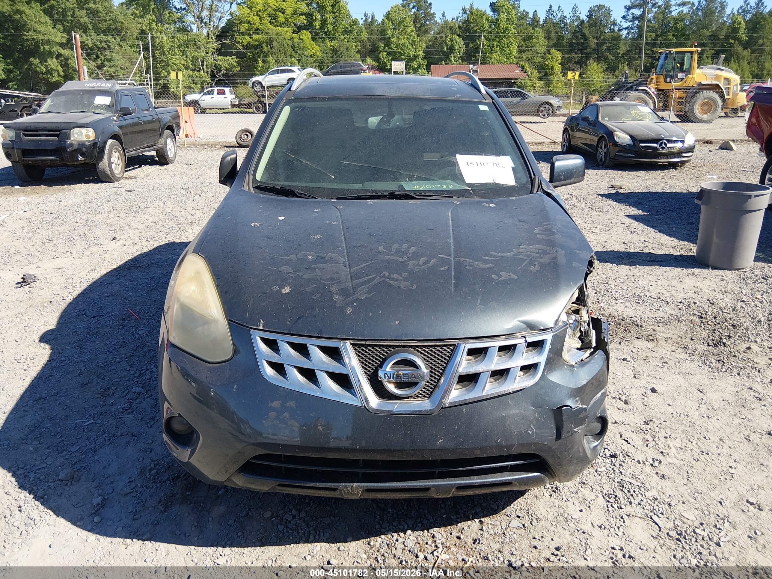 2013 Nissan Rogue Sv Gray vin: JN8AS5MT0DW512719
