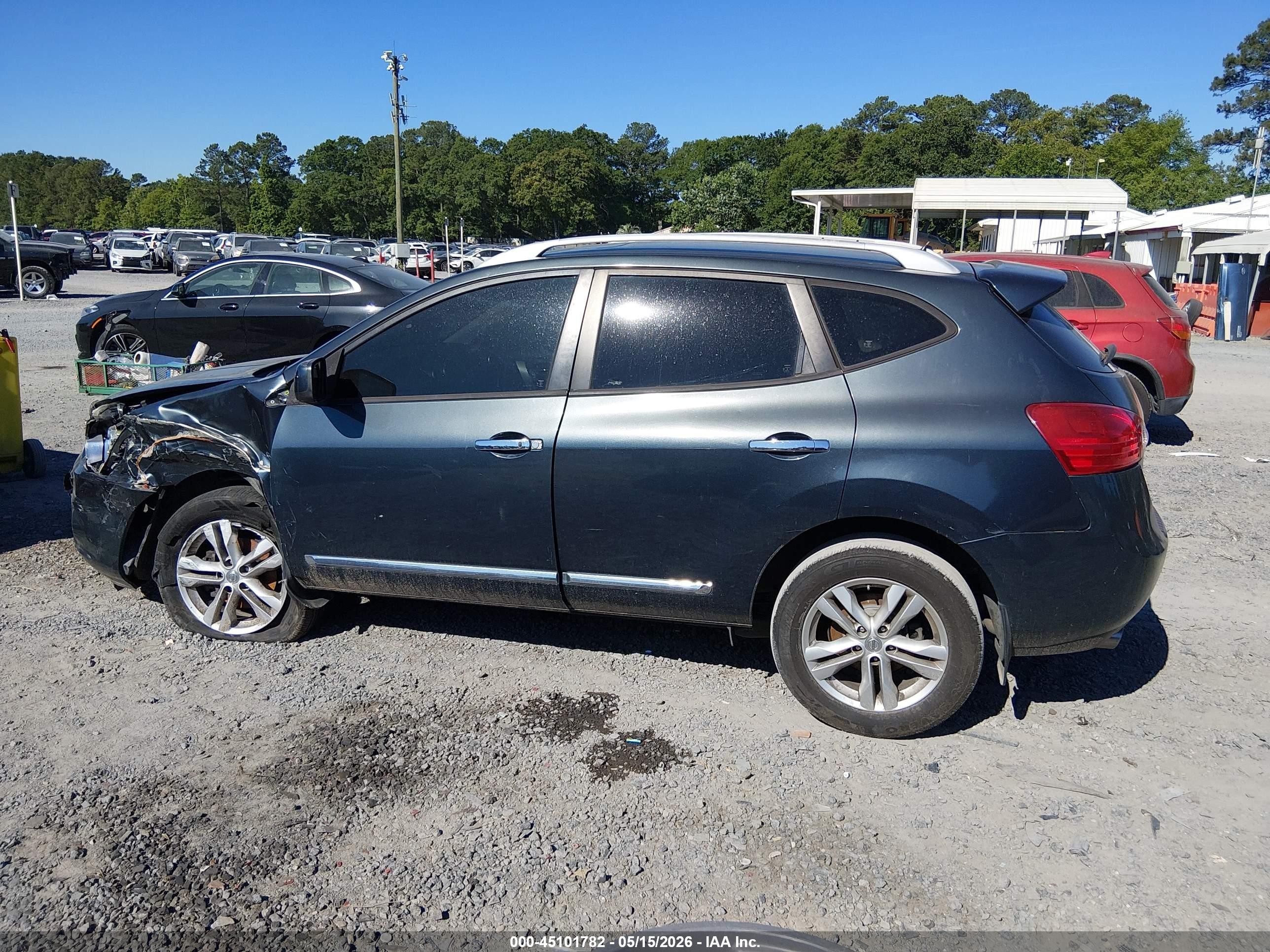 2013 Nissan Rogue Sv Gray vin: JN8AS5MT0DW512719