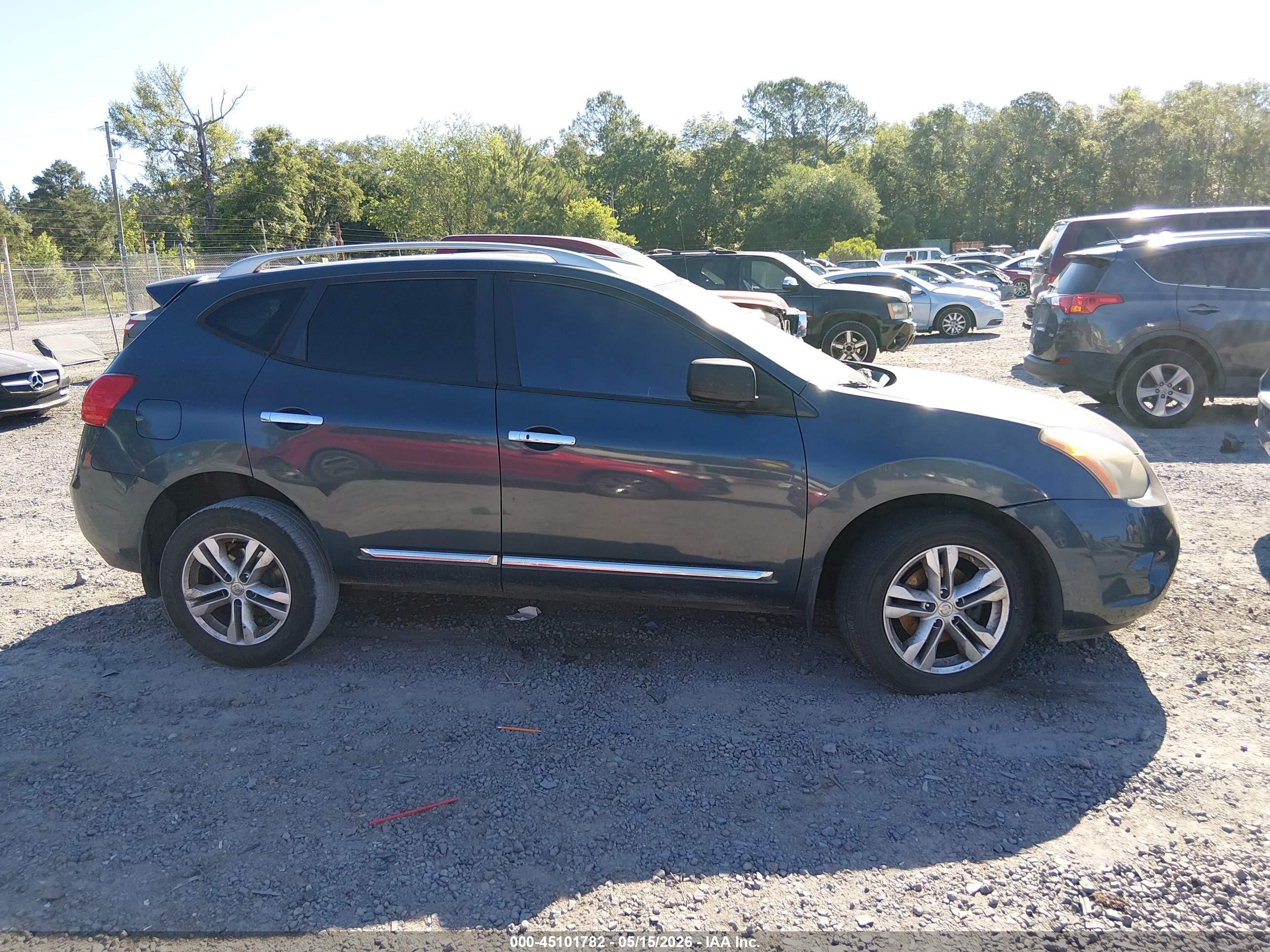 2013 Nissan Rogue Sv Gray vin: JN8AS5MT0DW512719