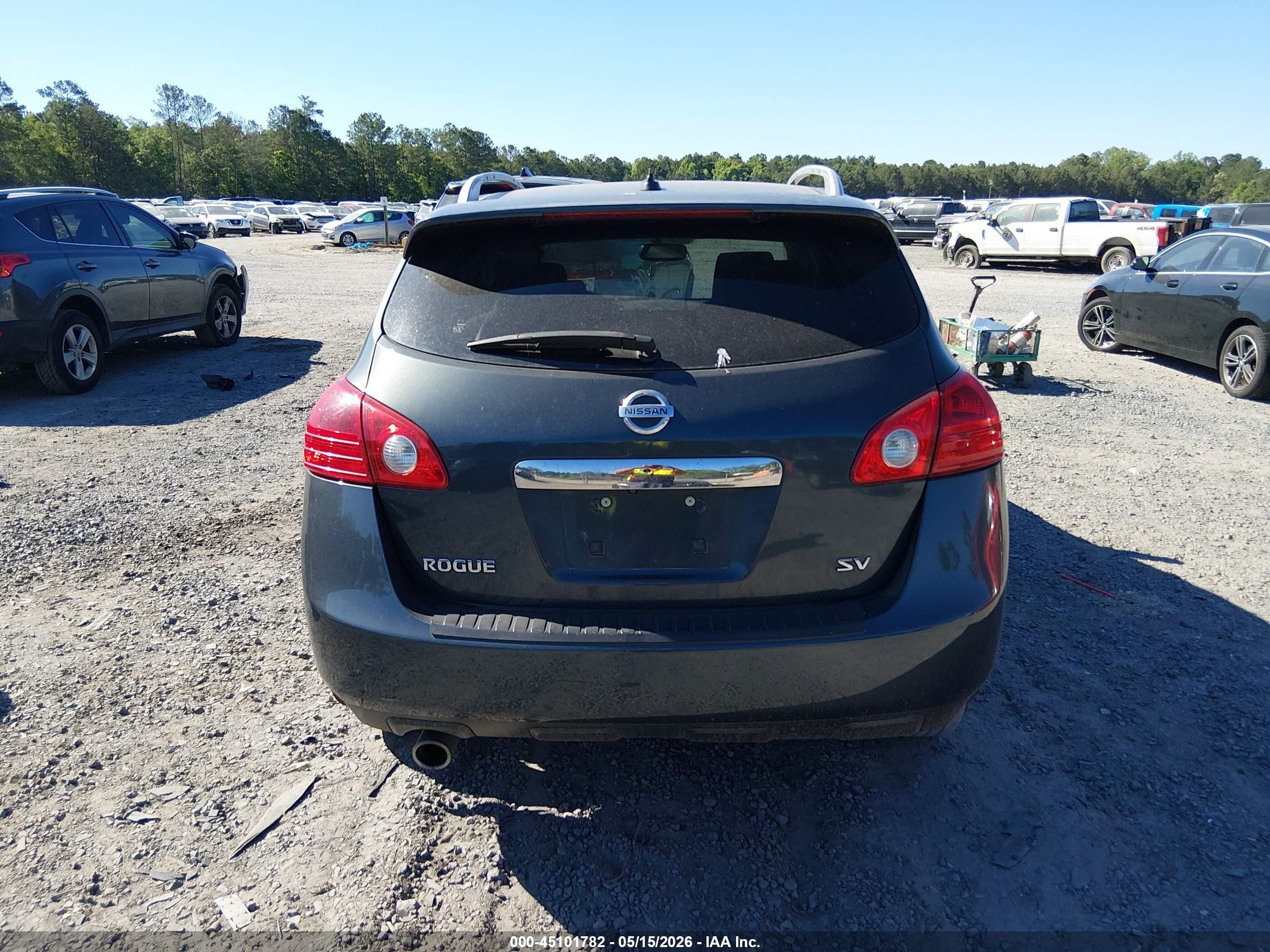 2013 Nissan Rogue Sv Gray vin: JN8AS5MT0DW512719