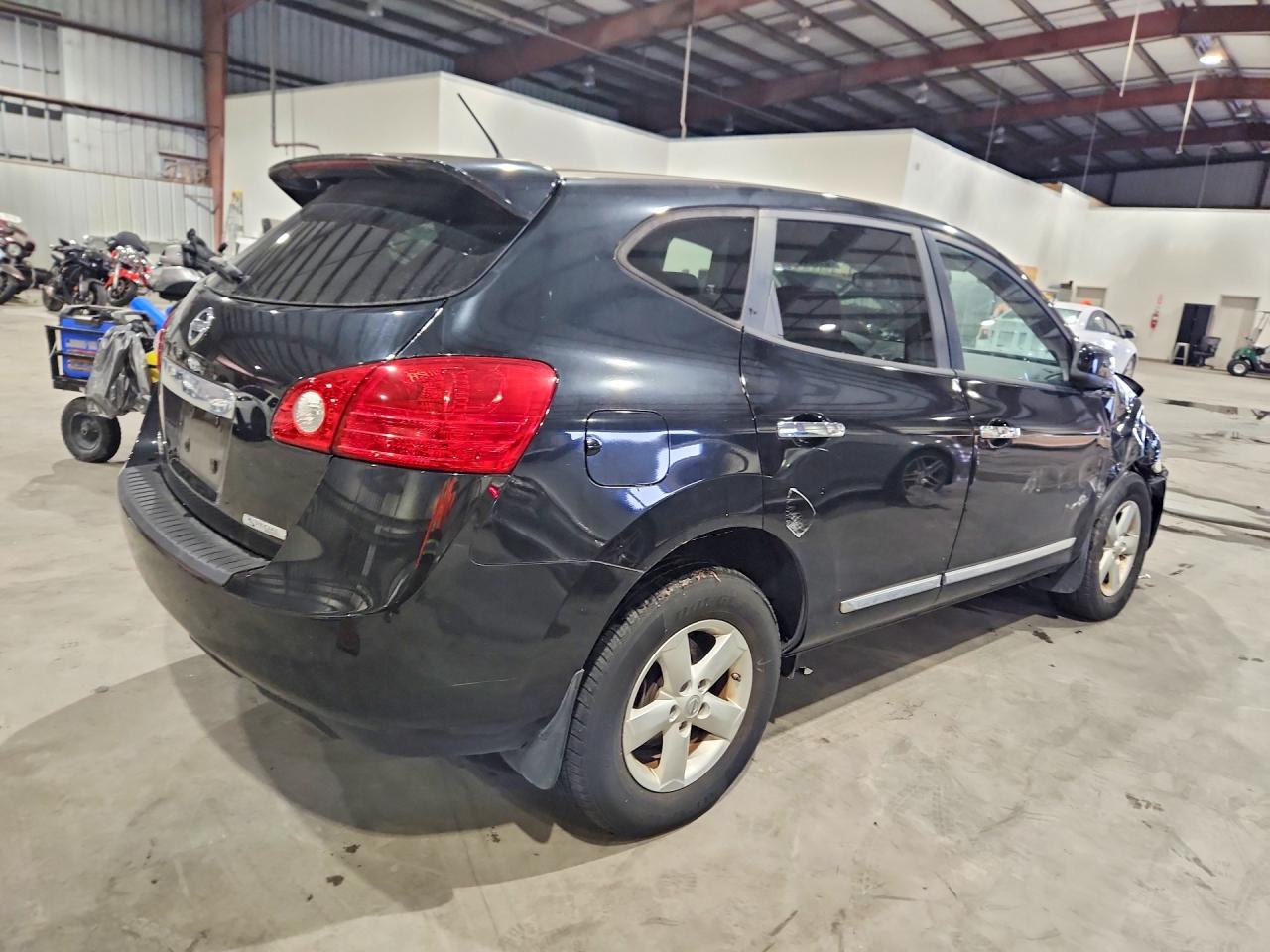 2013 Nissan Rogue S Black vin: JN8AS5MT0DW518925