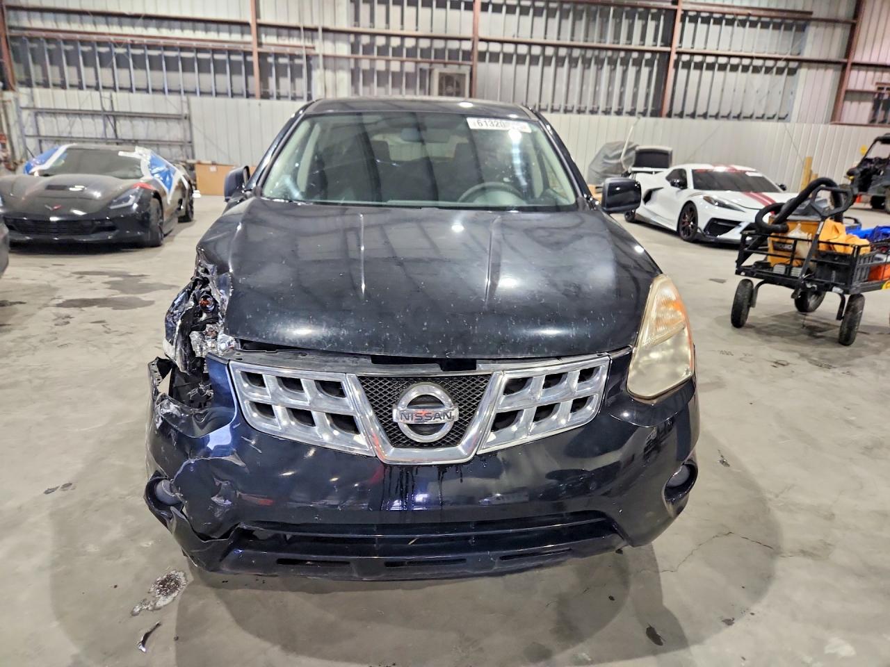 2013 Nissan Rogue S Black vin: JN8AS5MT0DW518925