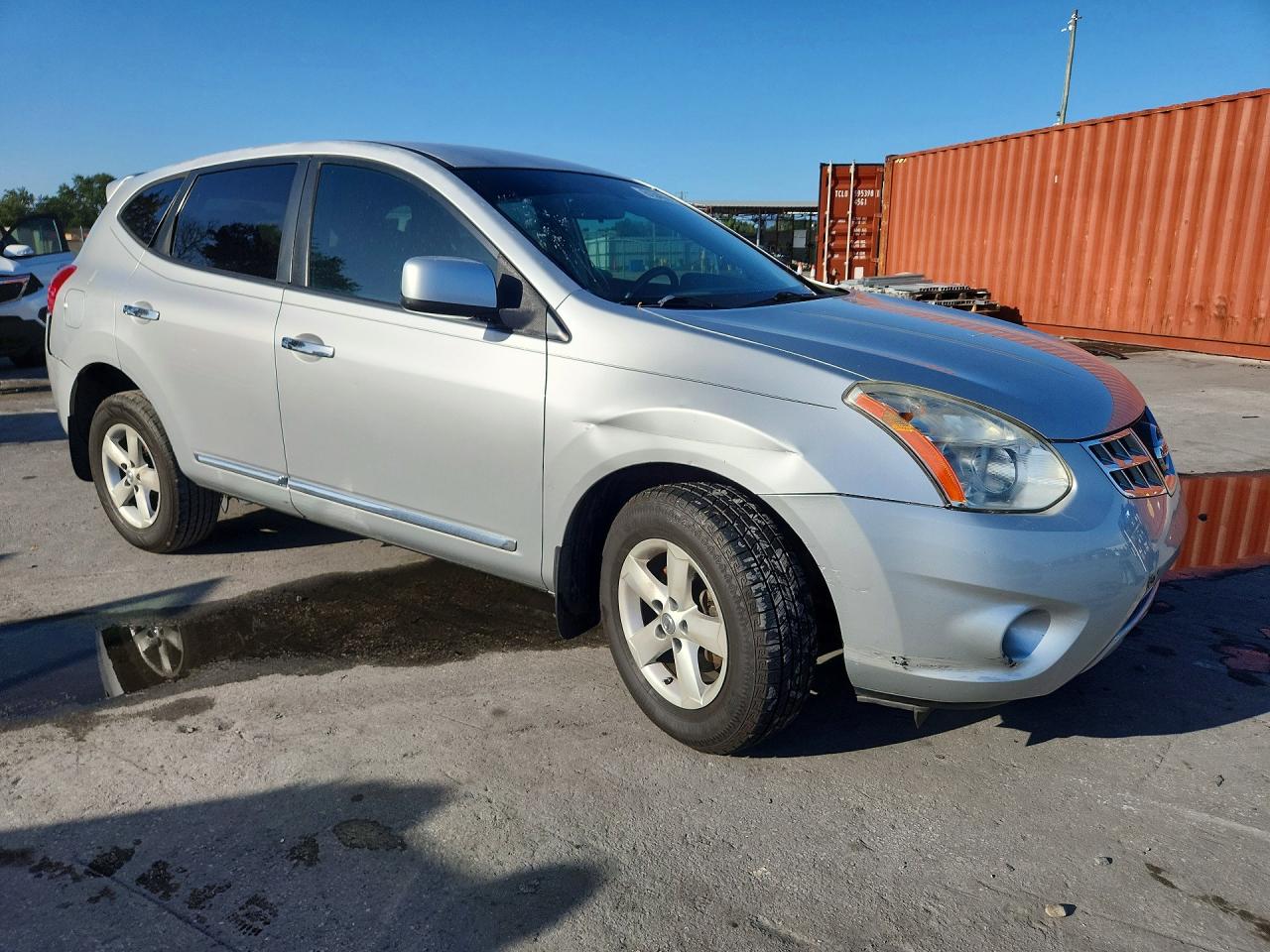 2013 Nissan Rogue Silver vin: JN8AS5MT0DW519654