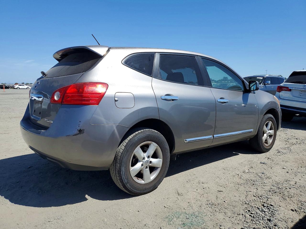 2013 Nissan Rogue S Gray vin: JN8AS5MT0DW526037
