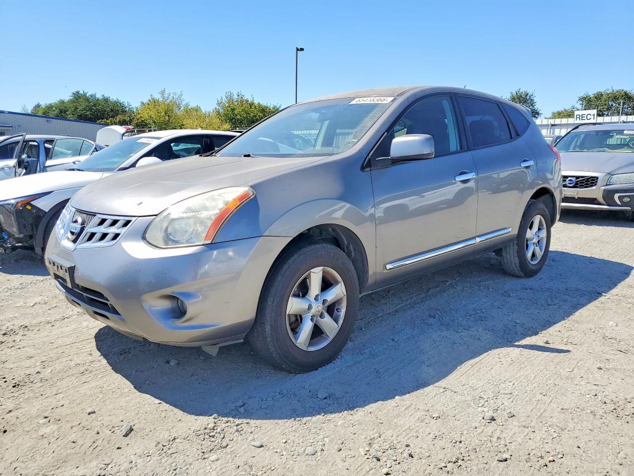 2013 Nissan Rogue S Gray vin: JN8AS5MT0DW526037