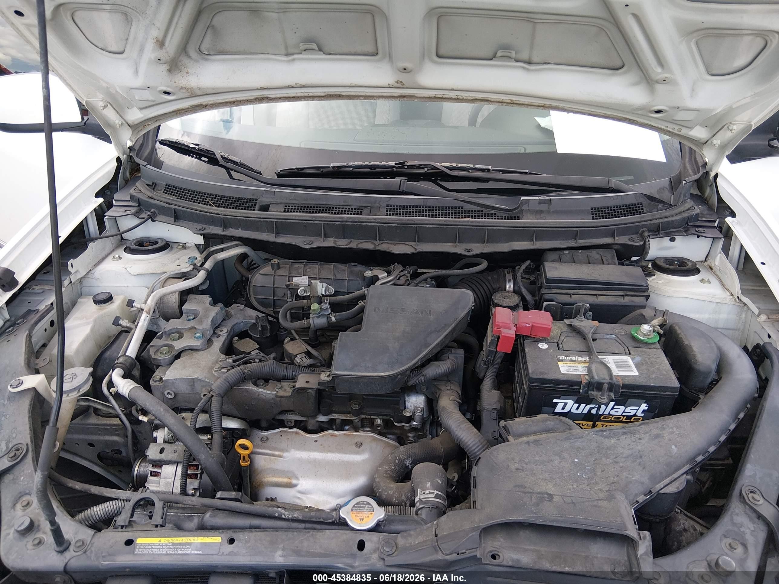 2013 Nissan Rogue Sv White vin: JN8AS5MT0DW526412