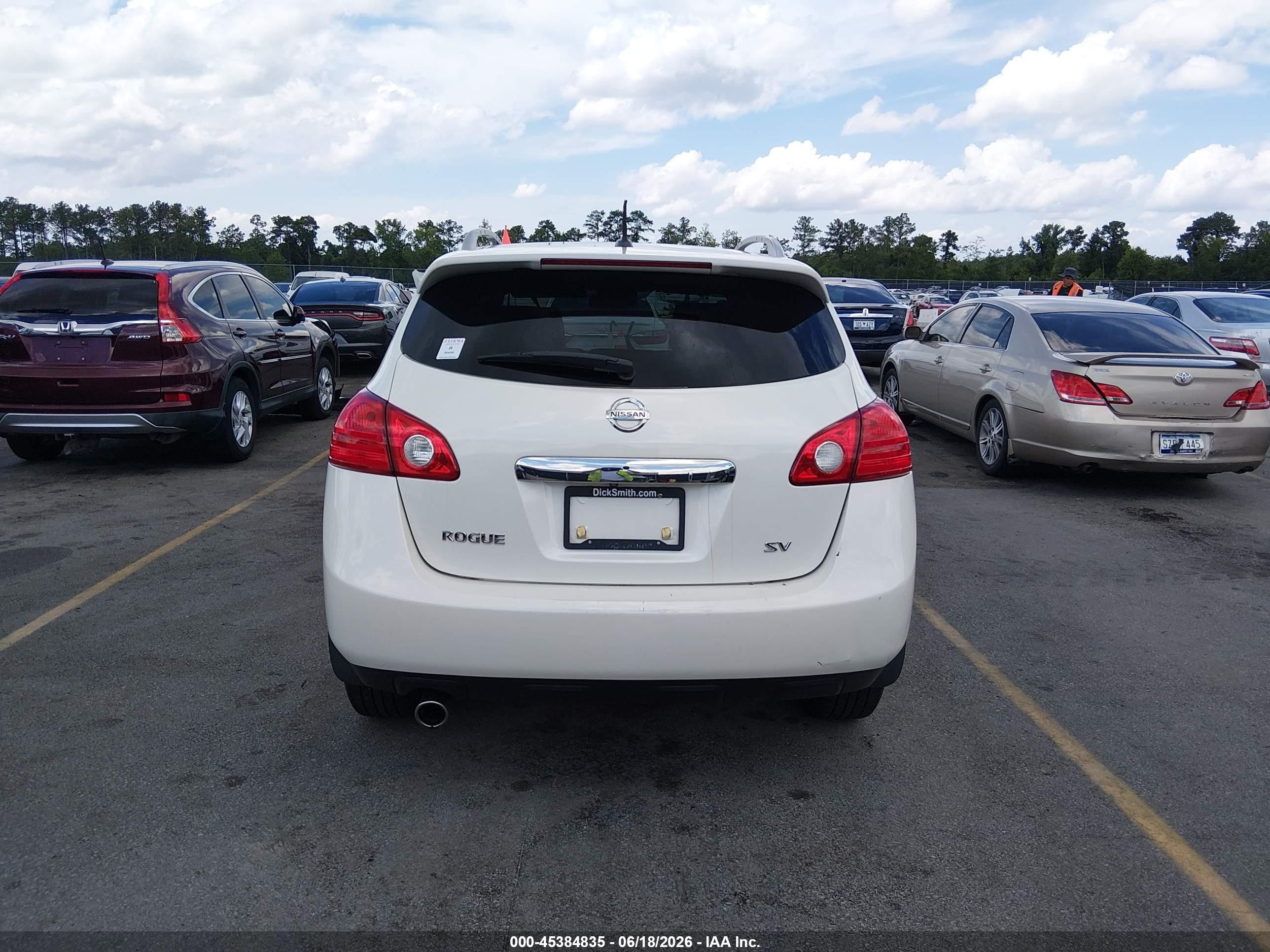 2013 Nissan Rogue Sv White vin: JN8AS5MT0DW526412