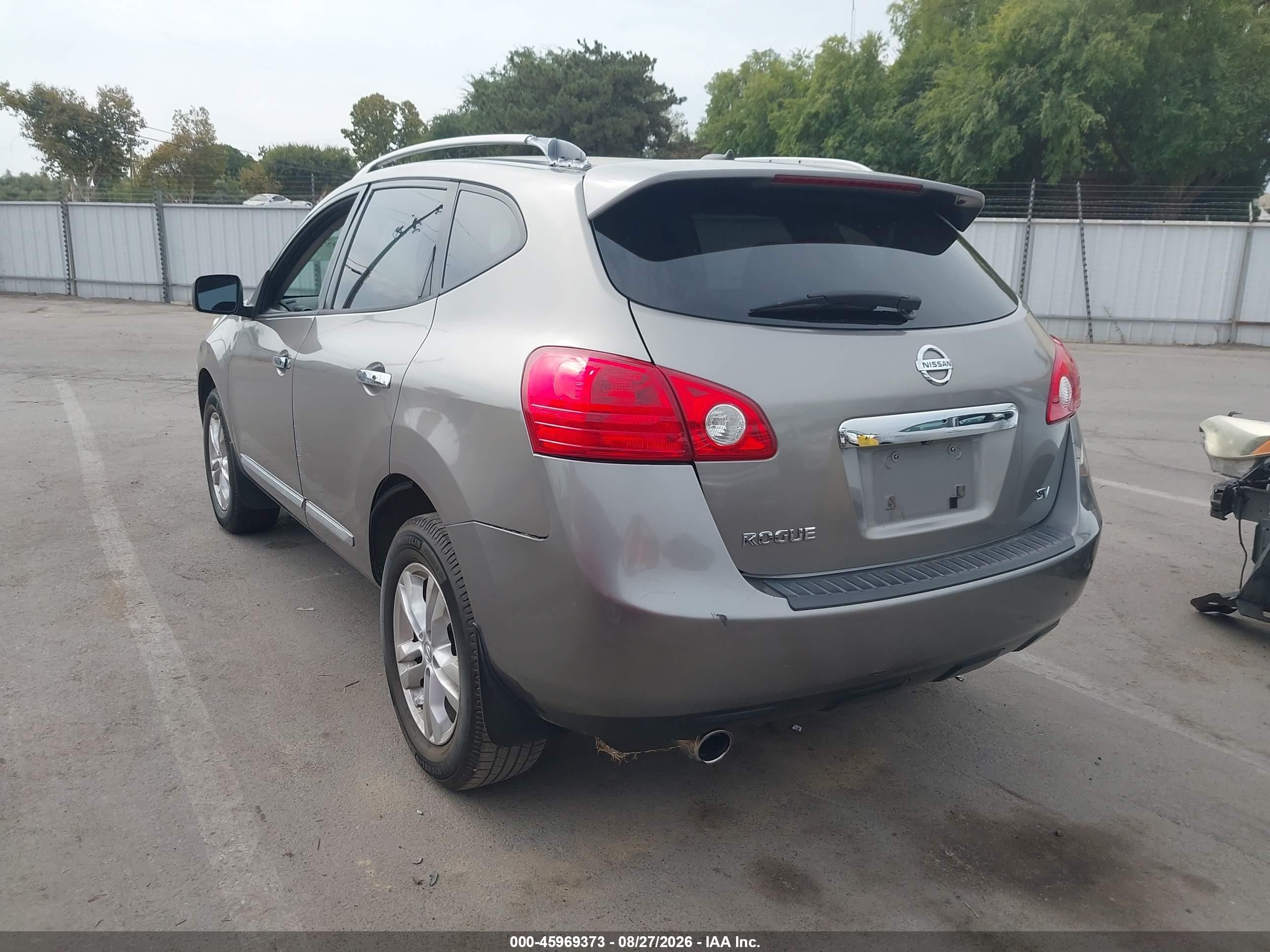 2013 Nissan Rogue Sv Gray vin: JN8AS5MT0DW532940