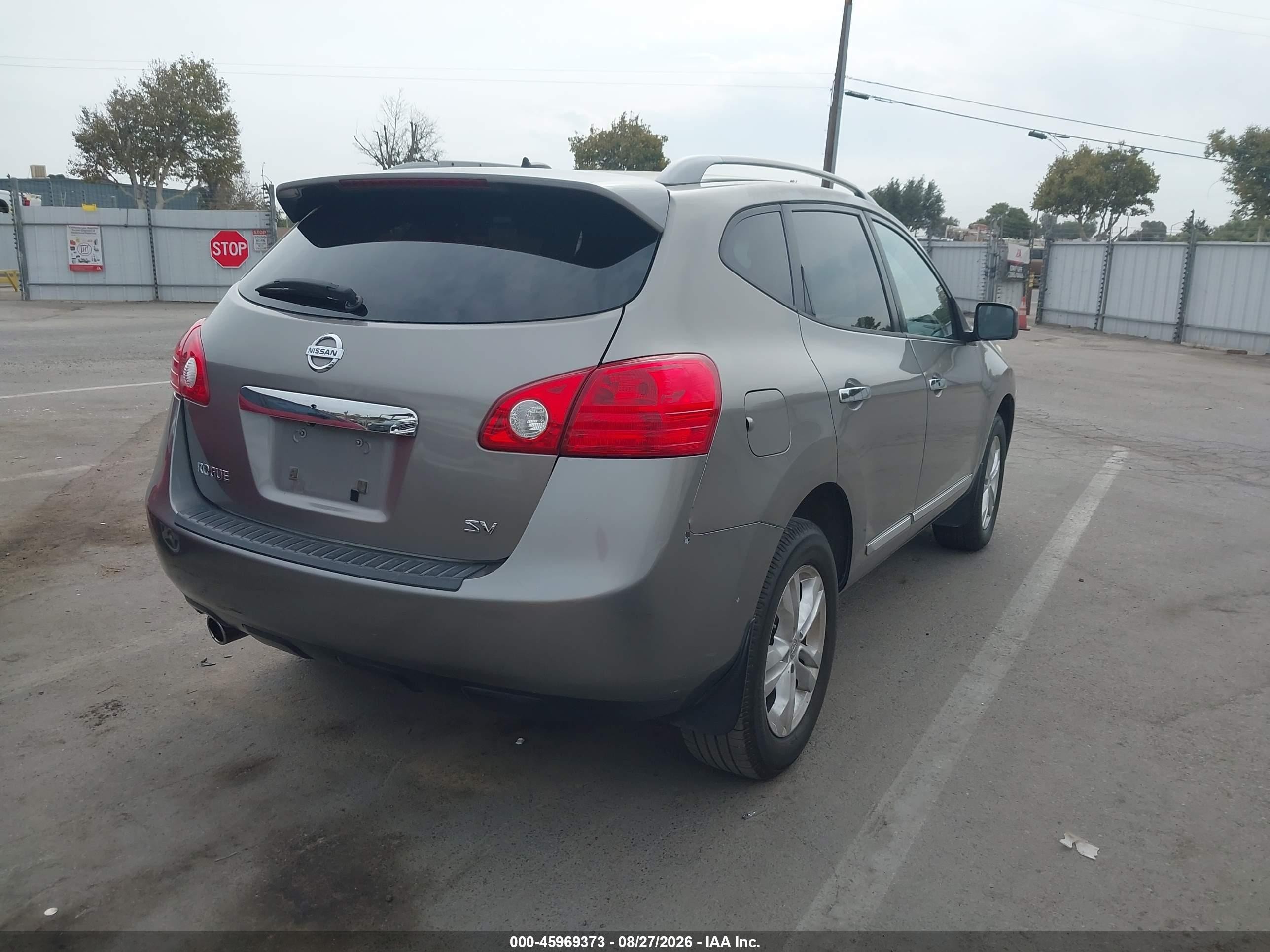 2013 Nissan Rogue Sv Gray vin: JN8AS5MT0DW532940