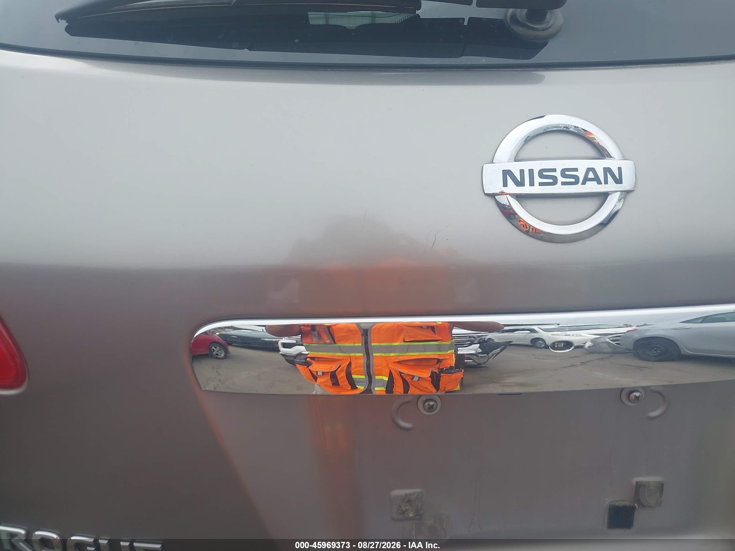 2013 Nissan Rogue Sv Gray vin: JN8AS5MT0DW532940