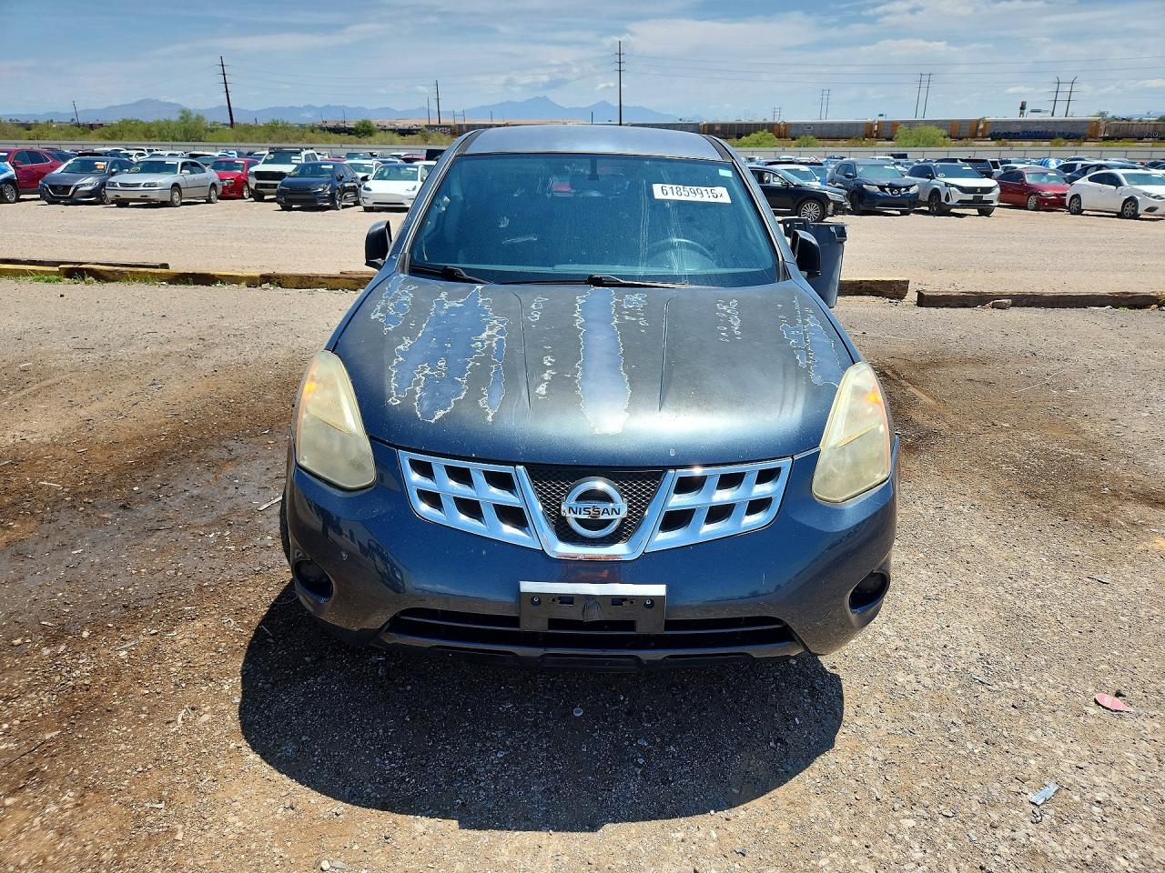 2013 Nissan Rogue S Черный vin: JN8AS5MT0DW536678