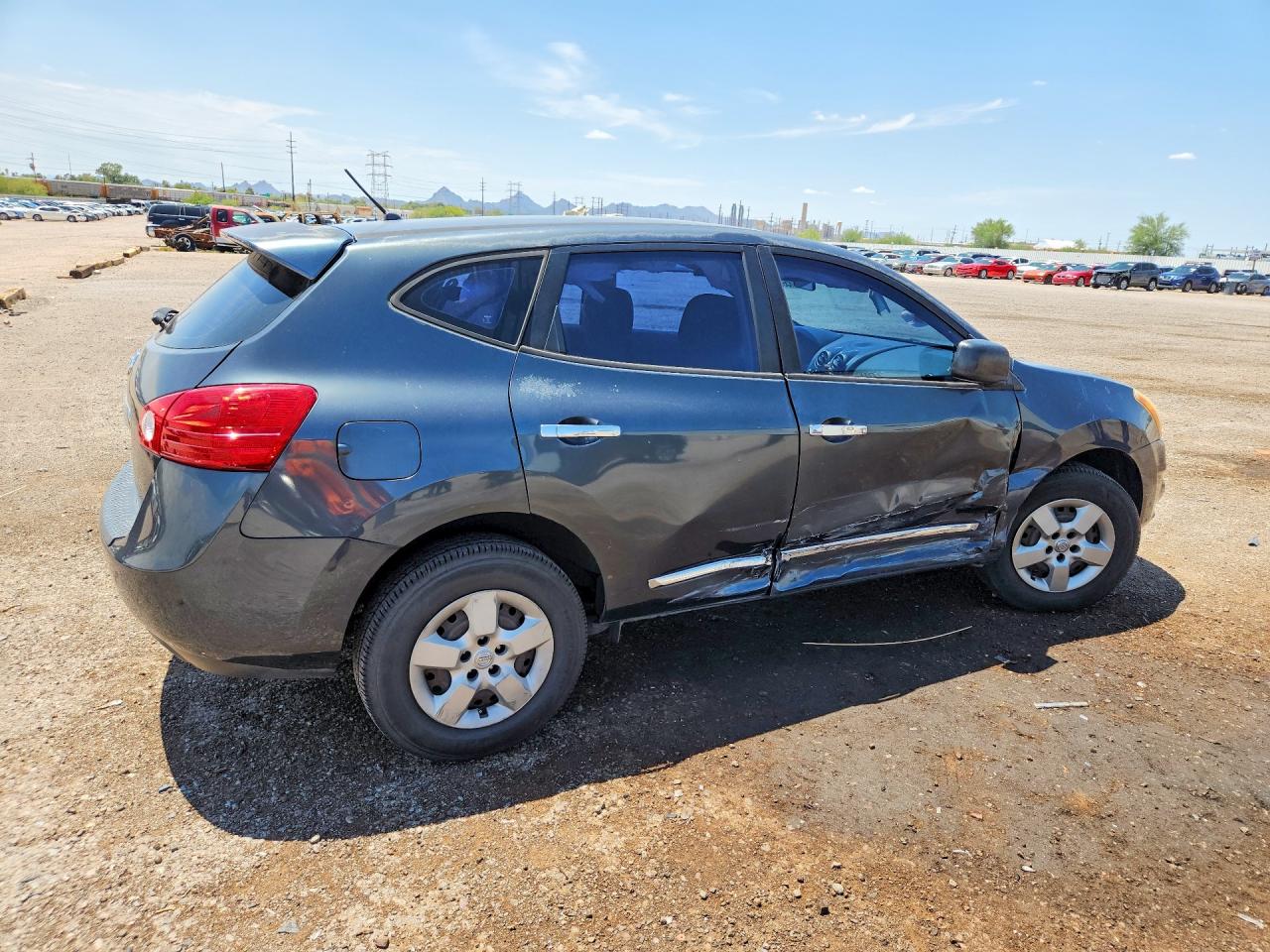 2013 Nissan Rogue S Черный vin: JN8AS5MT0DW536678