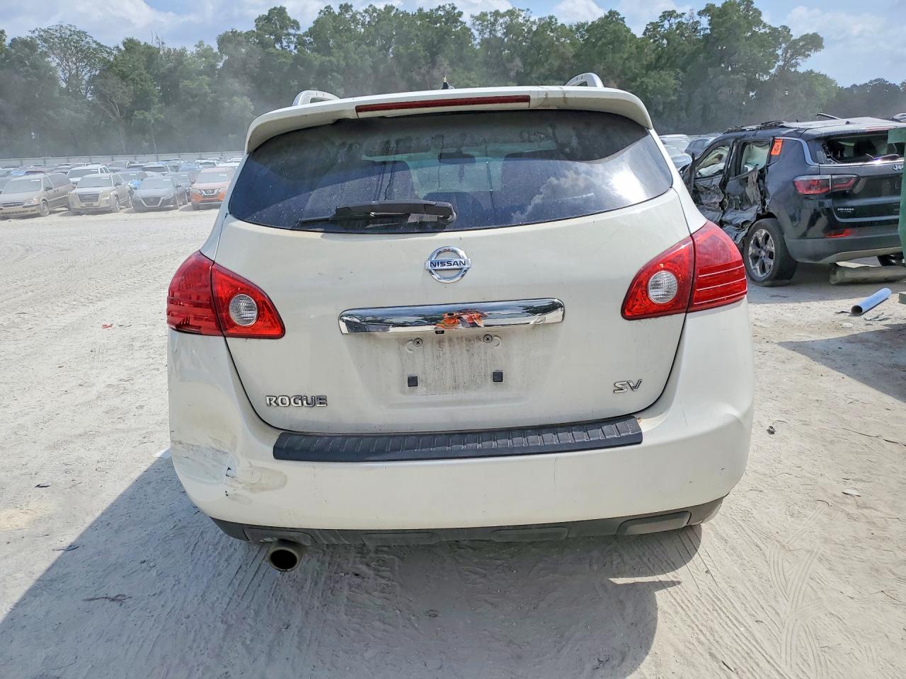 2013 Nissan Rogue S White vin: JN8AS5MT0DW550905
