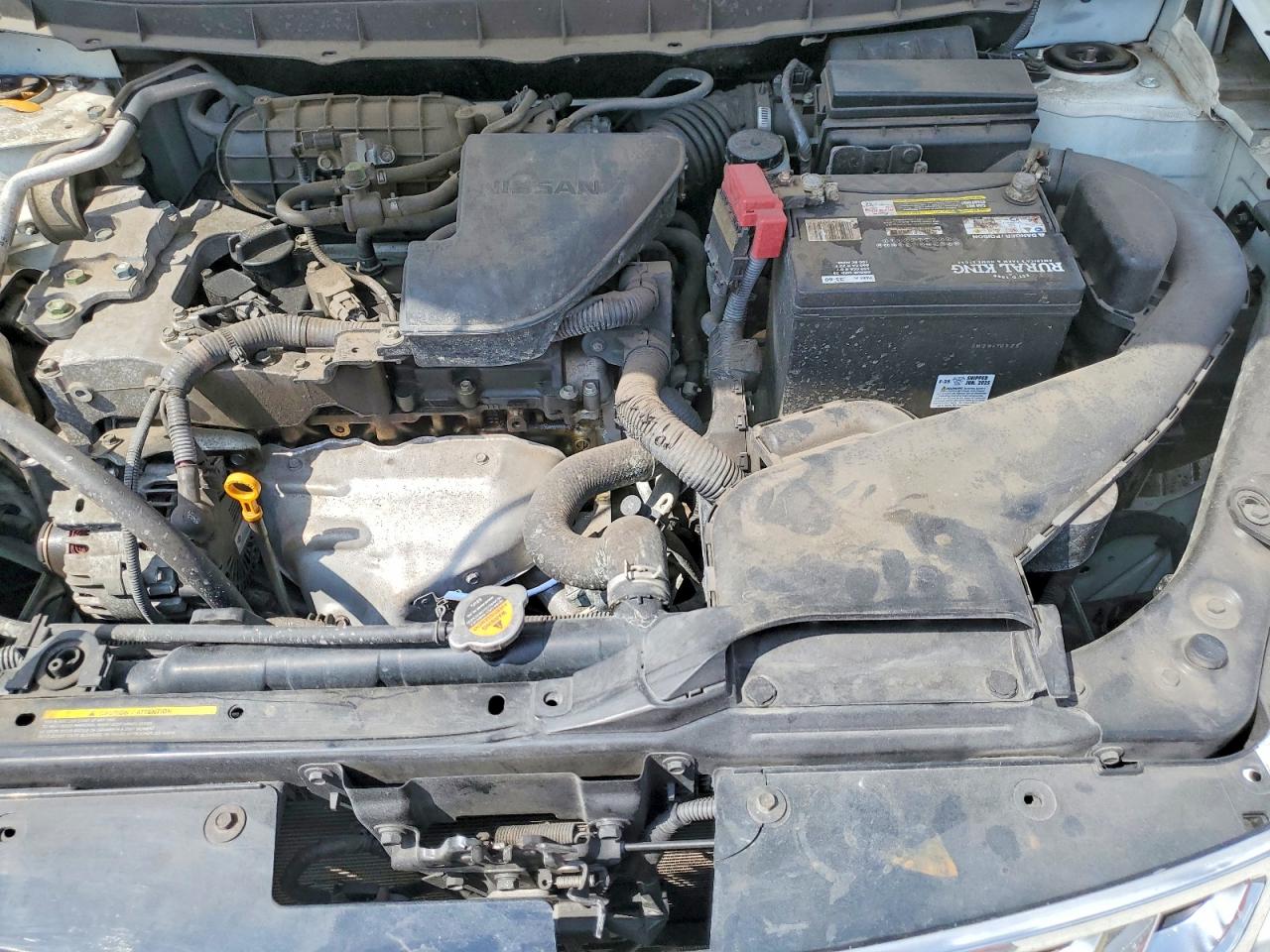 2013 Nissan Rogue S White vin: JN8AS5MT0DW550905