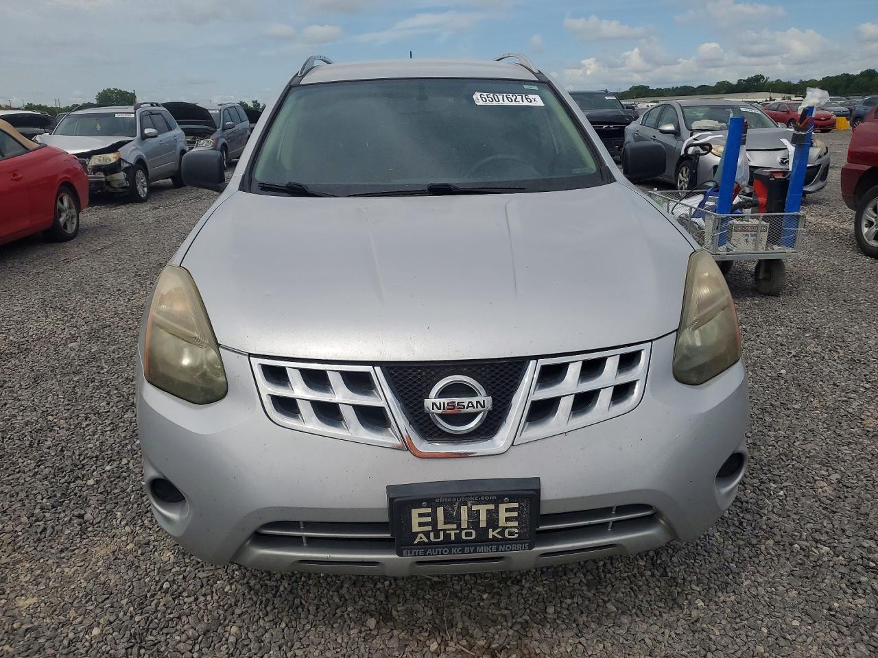 2014 Nissan Rogue Select S Silver vin: JN8AS5MT0EW102617