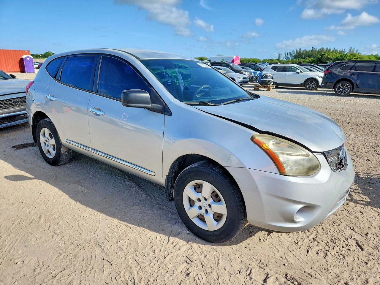 2014 Nissan Rogue Select S Gray vin: JN8AS5MT0EW601384