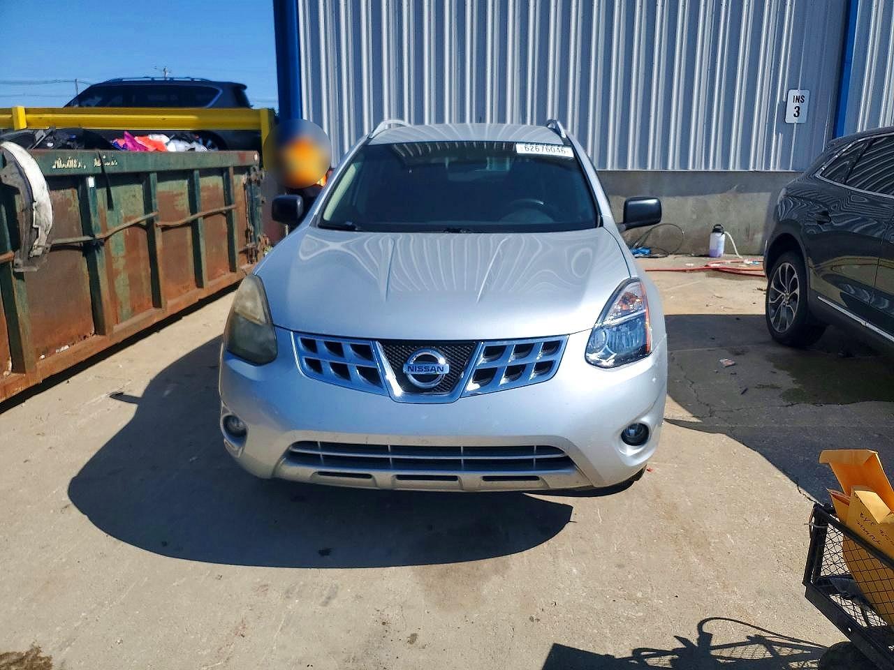 2014 Nissan Rogue Select S Silver vin: JN8AS5MT0EW610859