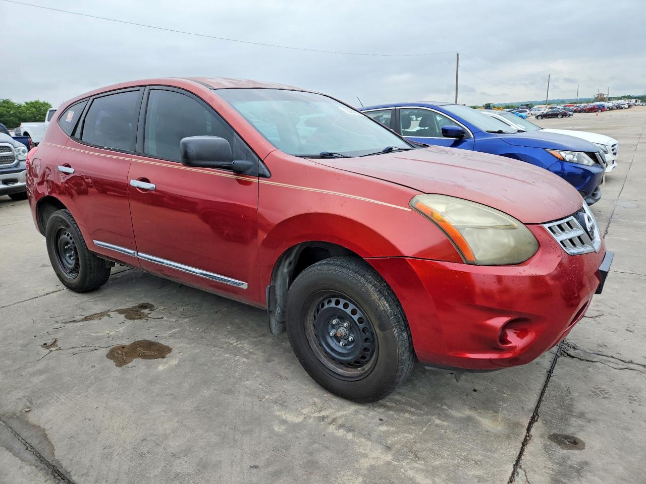 2014 Nissan Rogue Select S Красный vin: JN8AS5MT0EW616046