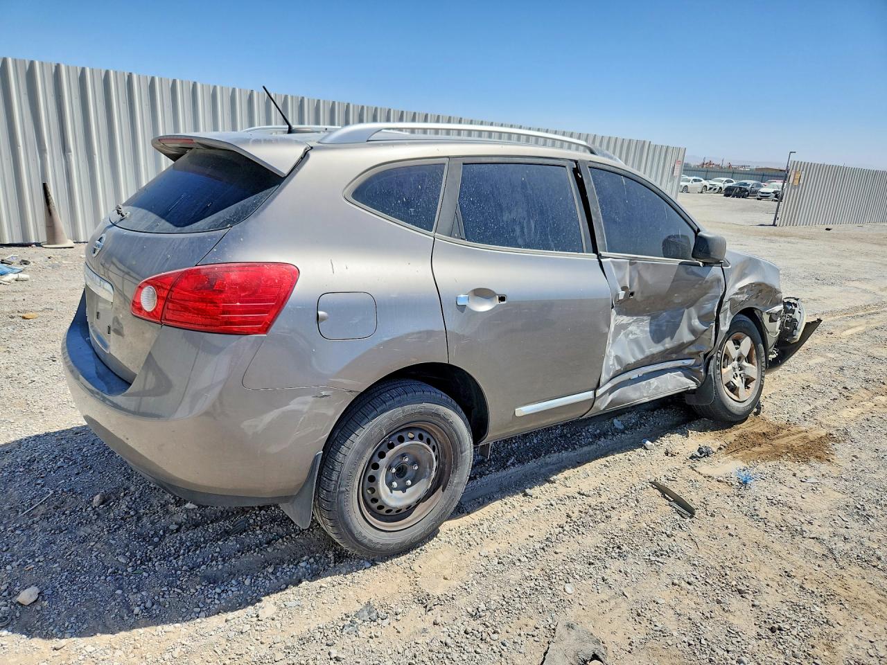 2014 Nissan Rogue Select S Серый vin: JN8AS5MT0EW618945