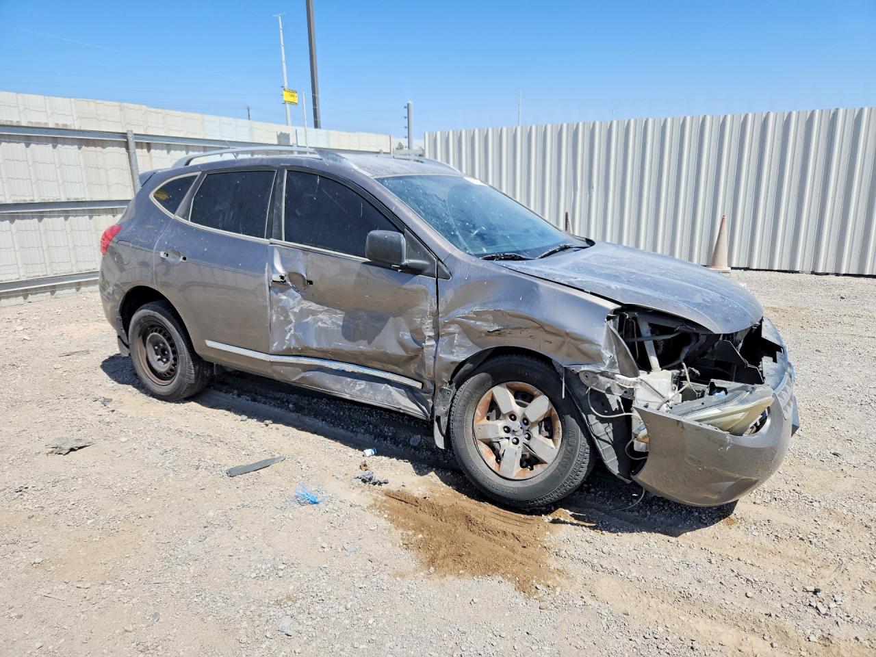 2014 Nissan Rogue Select S Серый vin: JN8AS5MT0EW618945