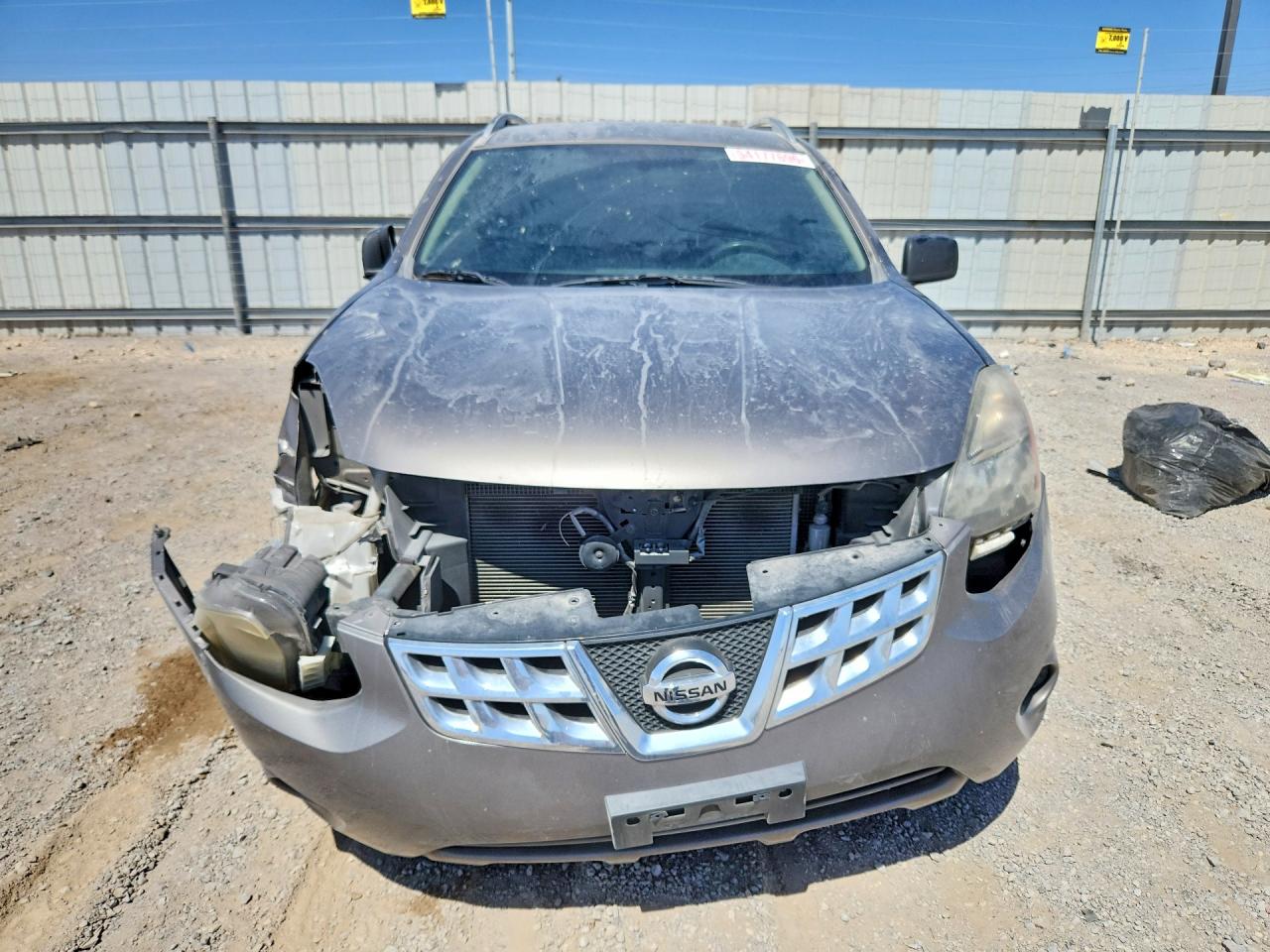 2014 Nissan Rogue Select S Серый vin: JN8AS5MT0EW618945