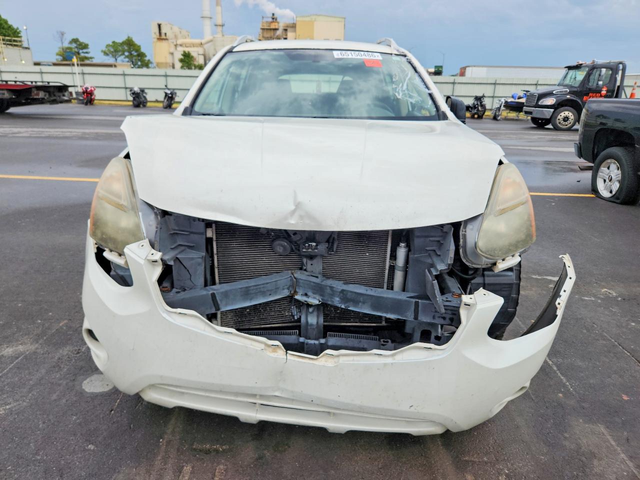 2014 Nissan Rogue Select S White vin: JN8AS5MT0EW620291