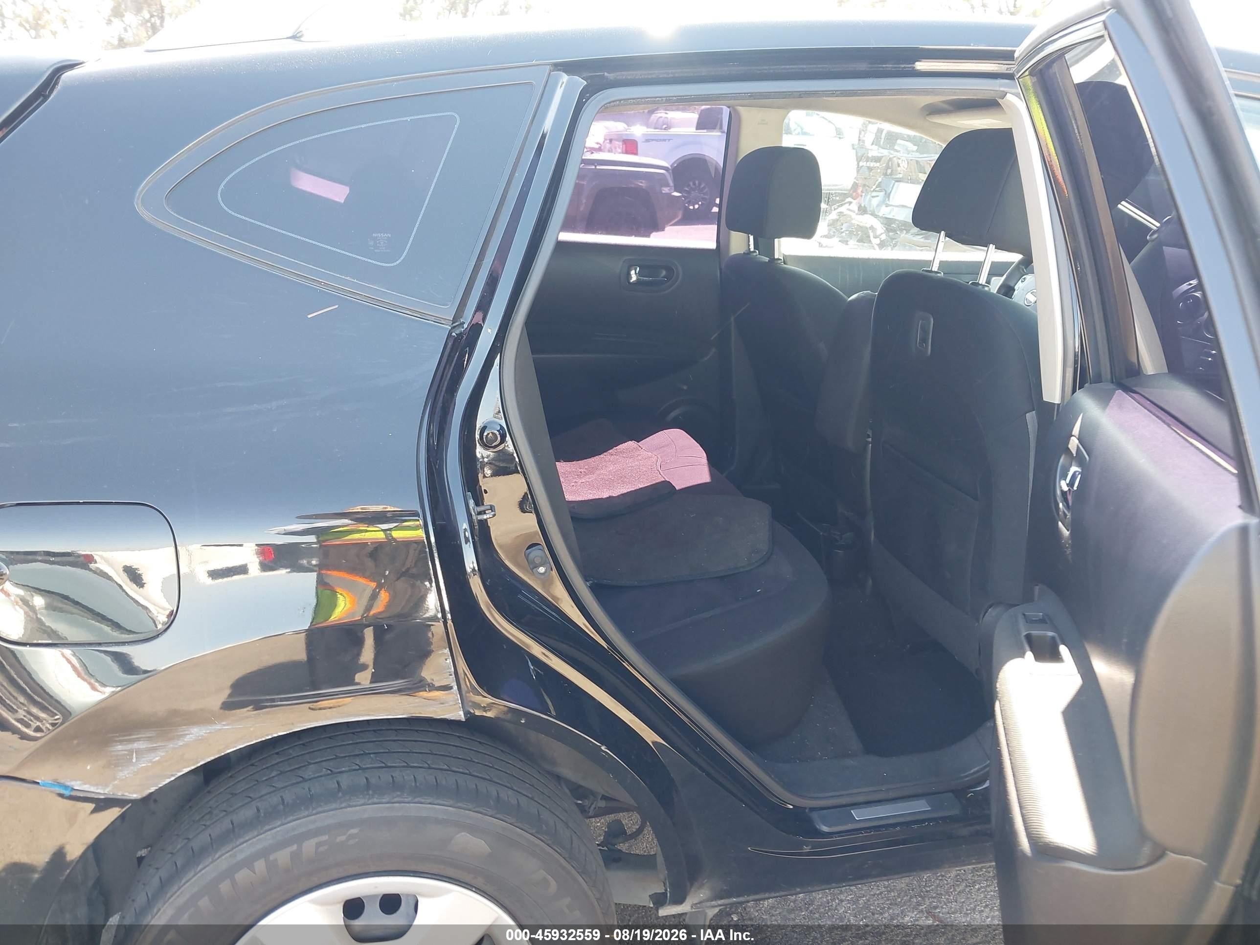 2014 Nissan Rogue Select S Black vin: JN8AS5MT0EW622378