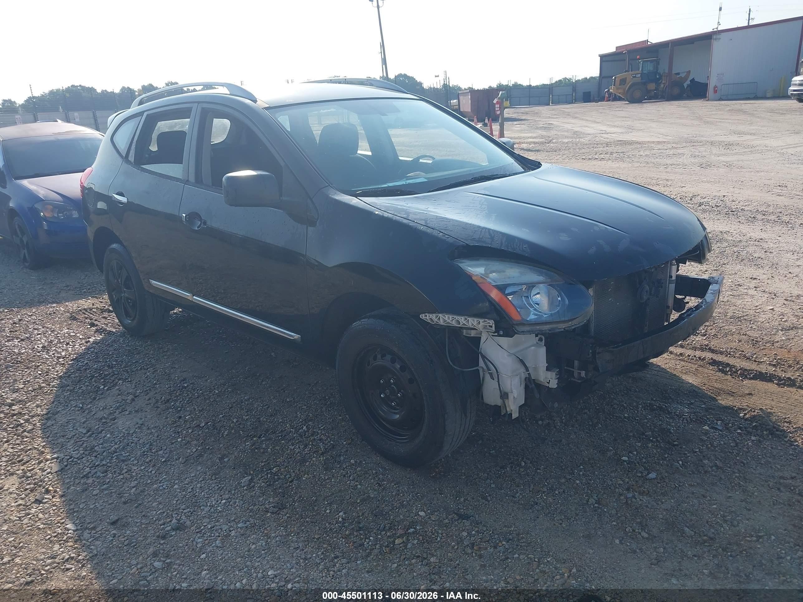 2015 Nissan Rogue Select S Черный vin: JN8AS5MT0FW150555