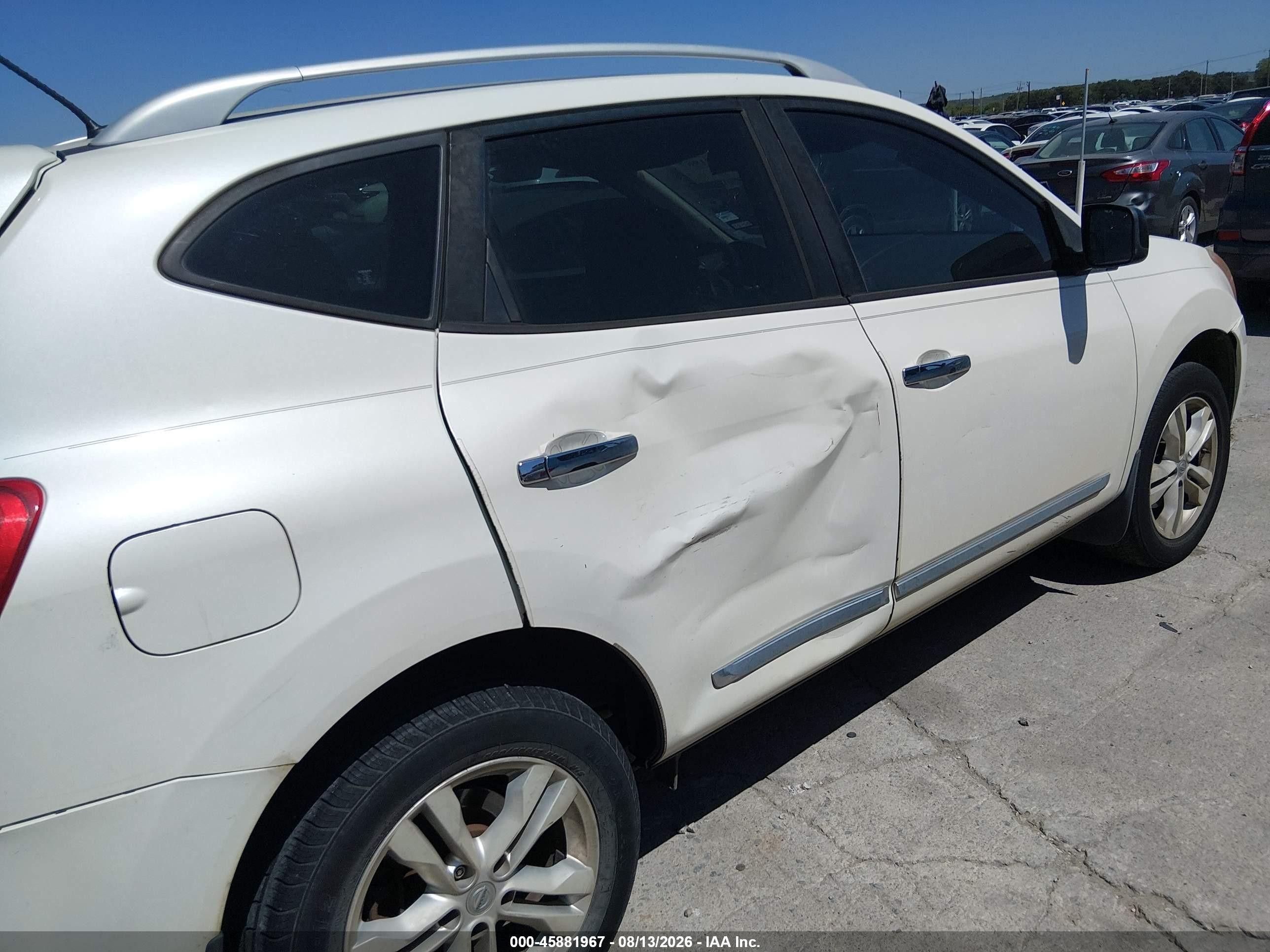 2015 Nissan Rogue Select S White vin: JN8AS5MT0FW161362